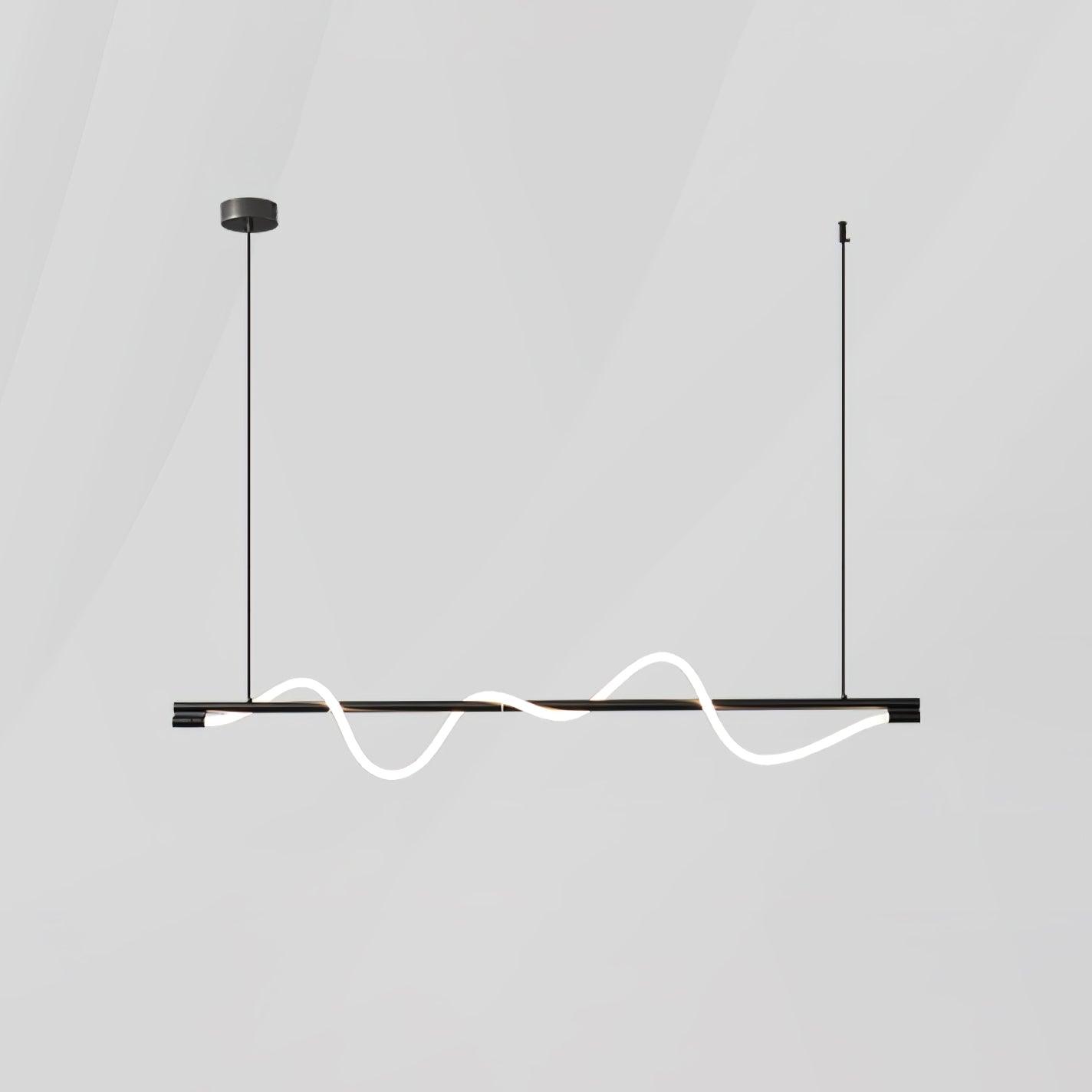 Linear Curve Island Pendant Lamp - Blowlighting