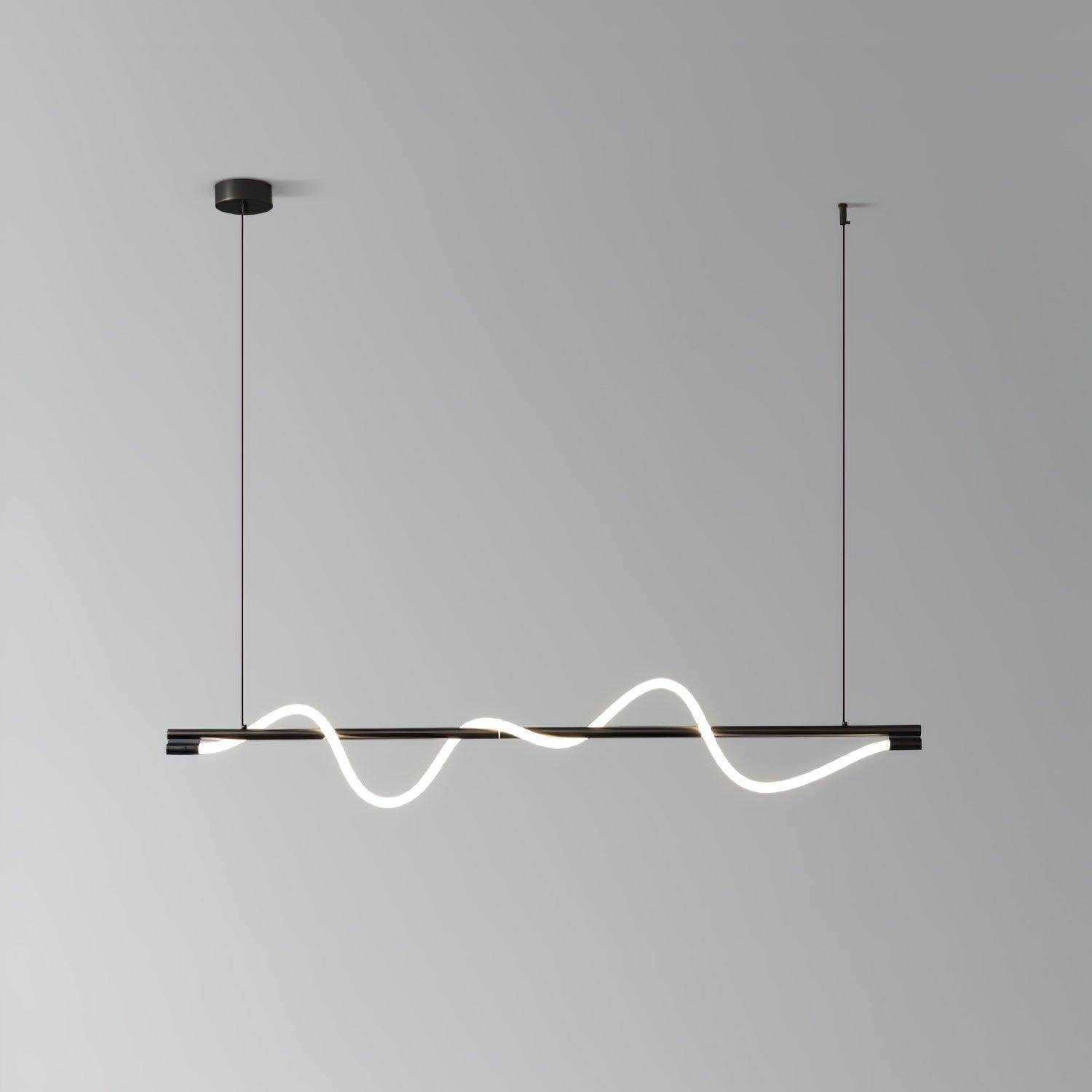 Linear Curve Island Pendant Lamp - Blowlighting