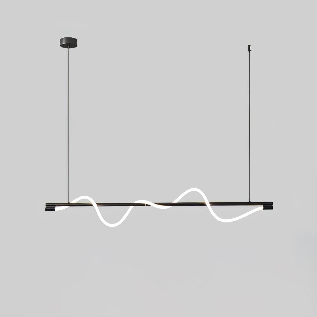 Linear Curve Island Pendant Lamp - Blowlighting