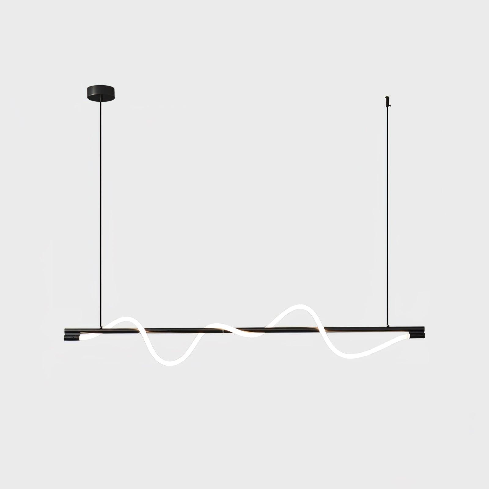 Linear Curve Island Pendant Lamp - Blowlighting