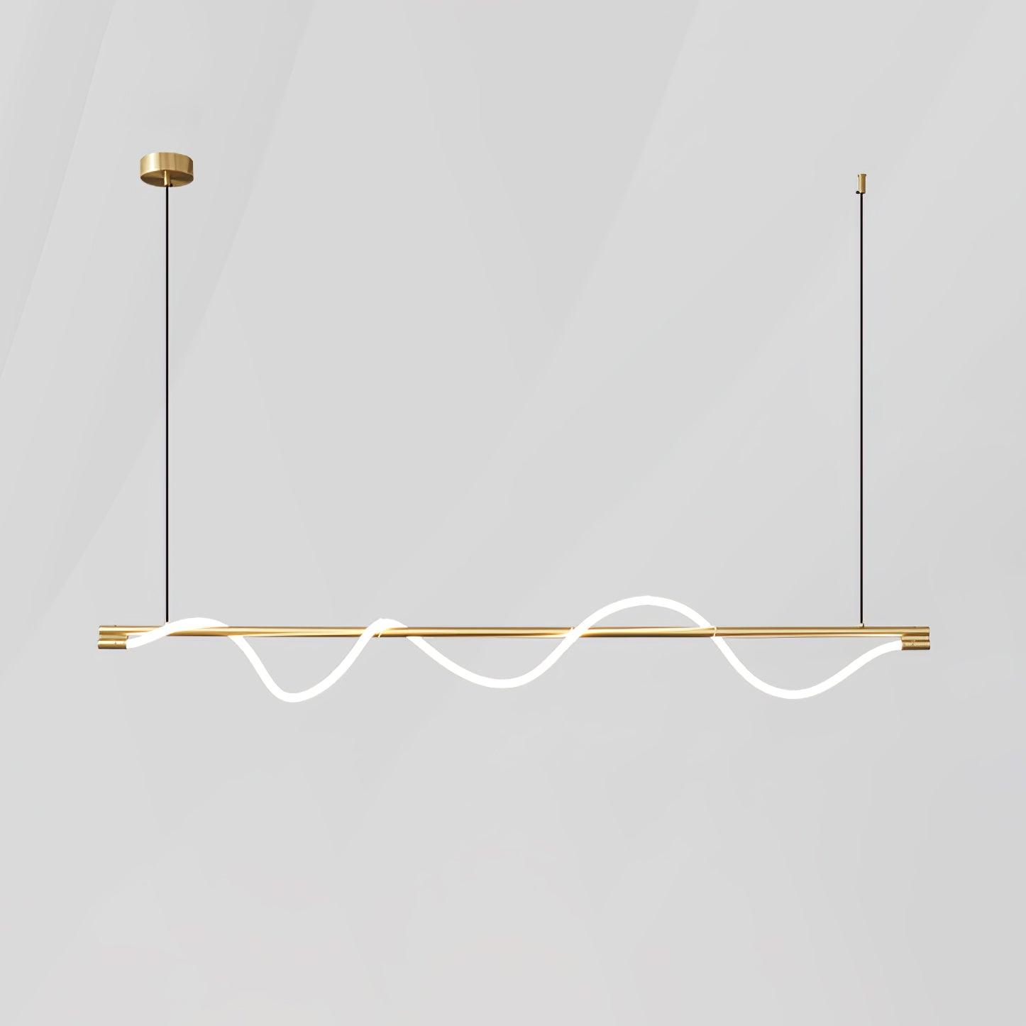 Linear Curve Island Pendant Lamp - Blowlighting