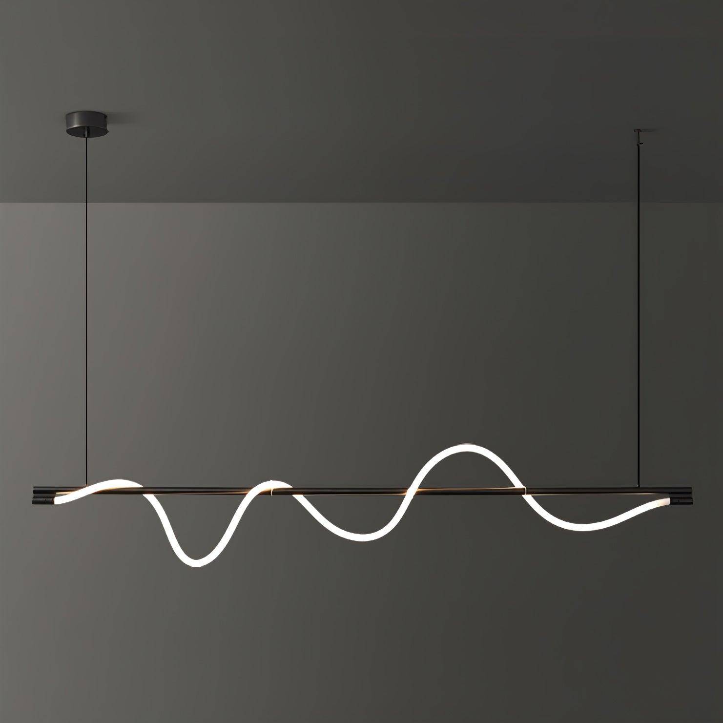Linear Curve Island Pendant Lamp - Blowlighting