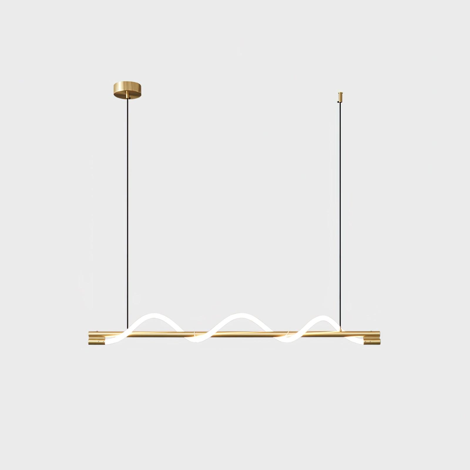 Linear Curve Island Pendant Lamp - Blowlighting