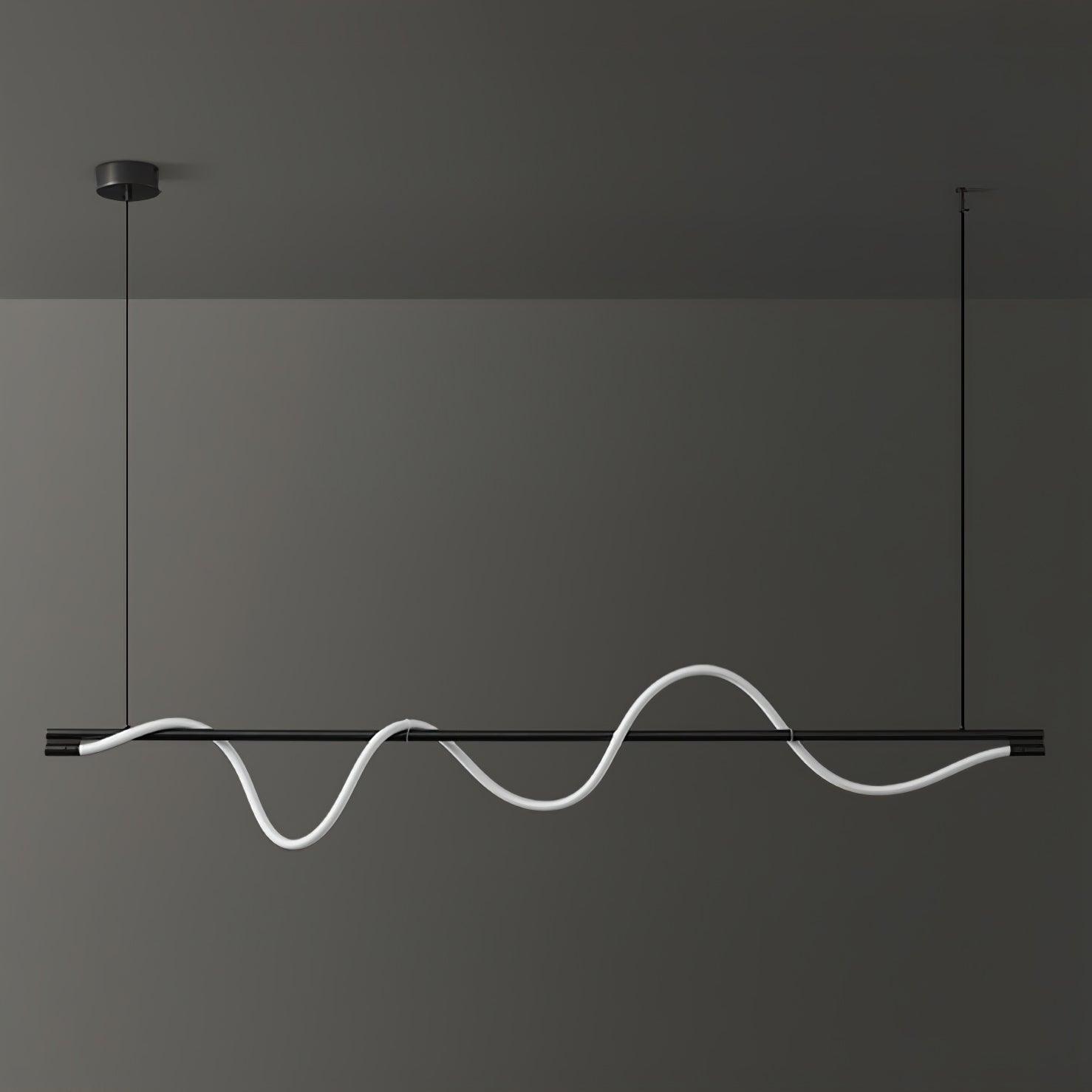Linear Curve Island Pendant Lamp - Blowlighting