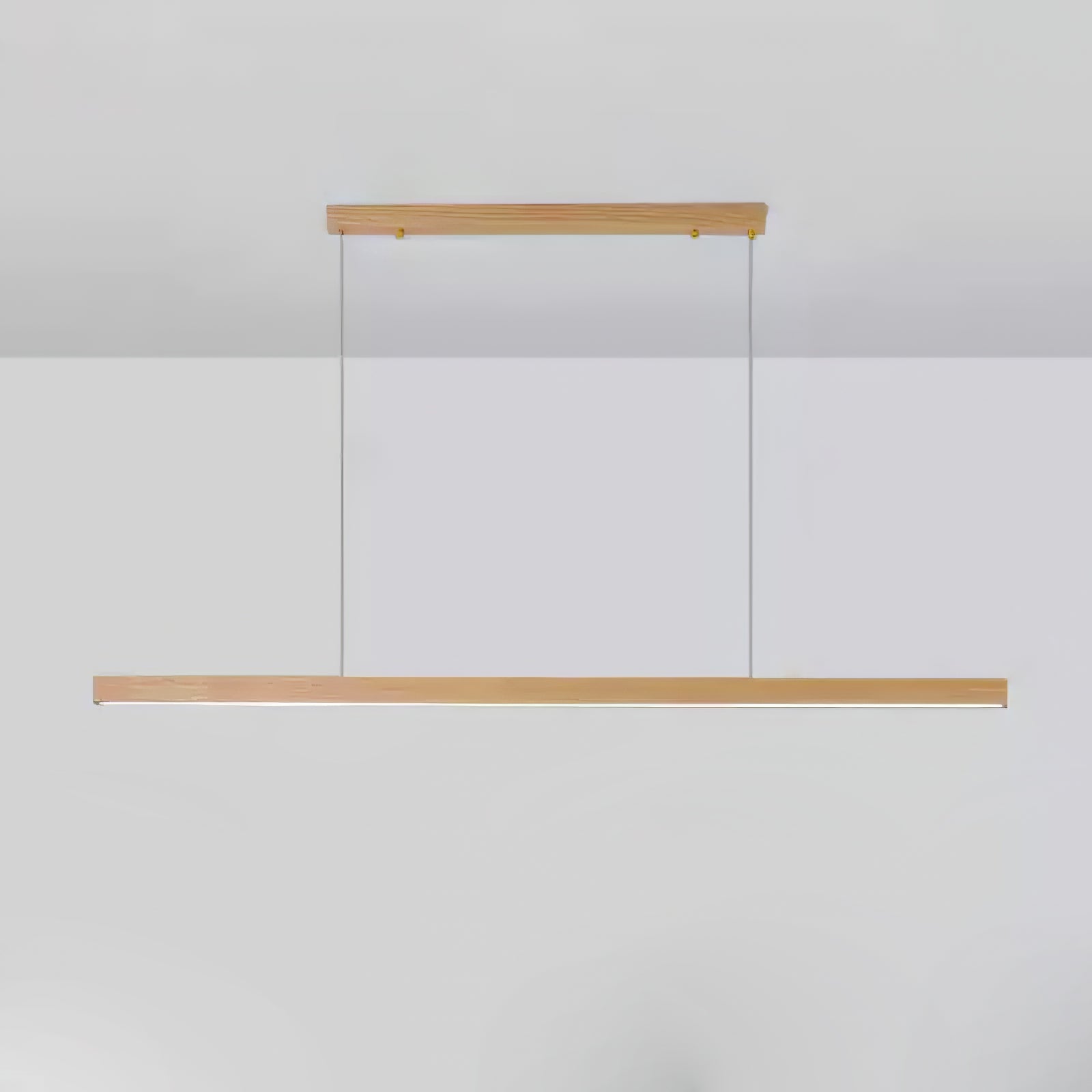 Elowen Linear Minimalistisch Holz Pendelleuchte Leuchte-Letslighting