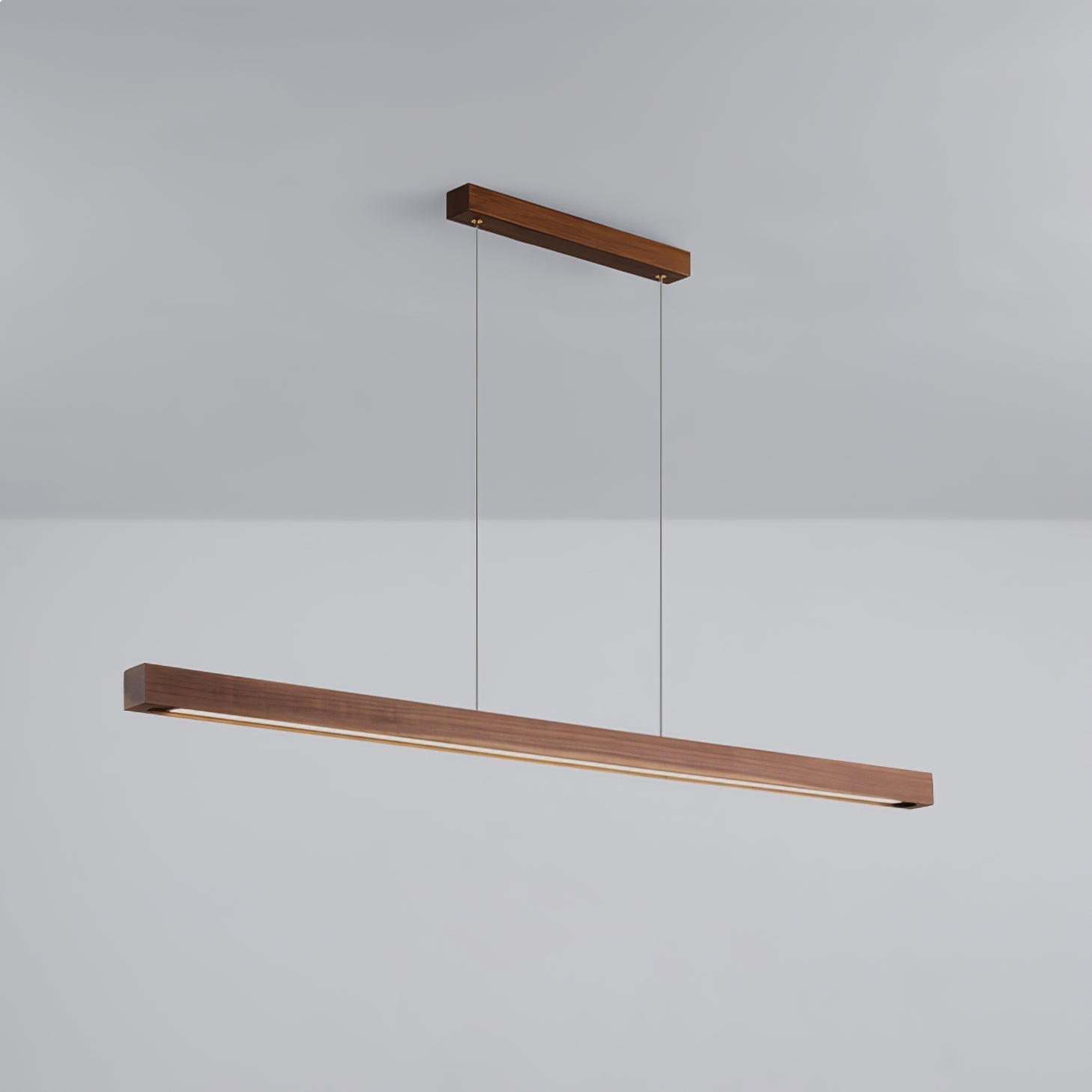 Elowen Linear Minimalistisch Holz Pendelleuchte Leuchte-Letslighting