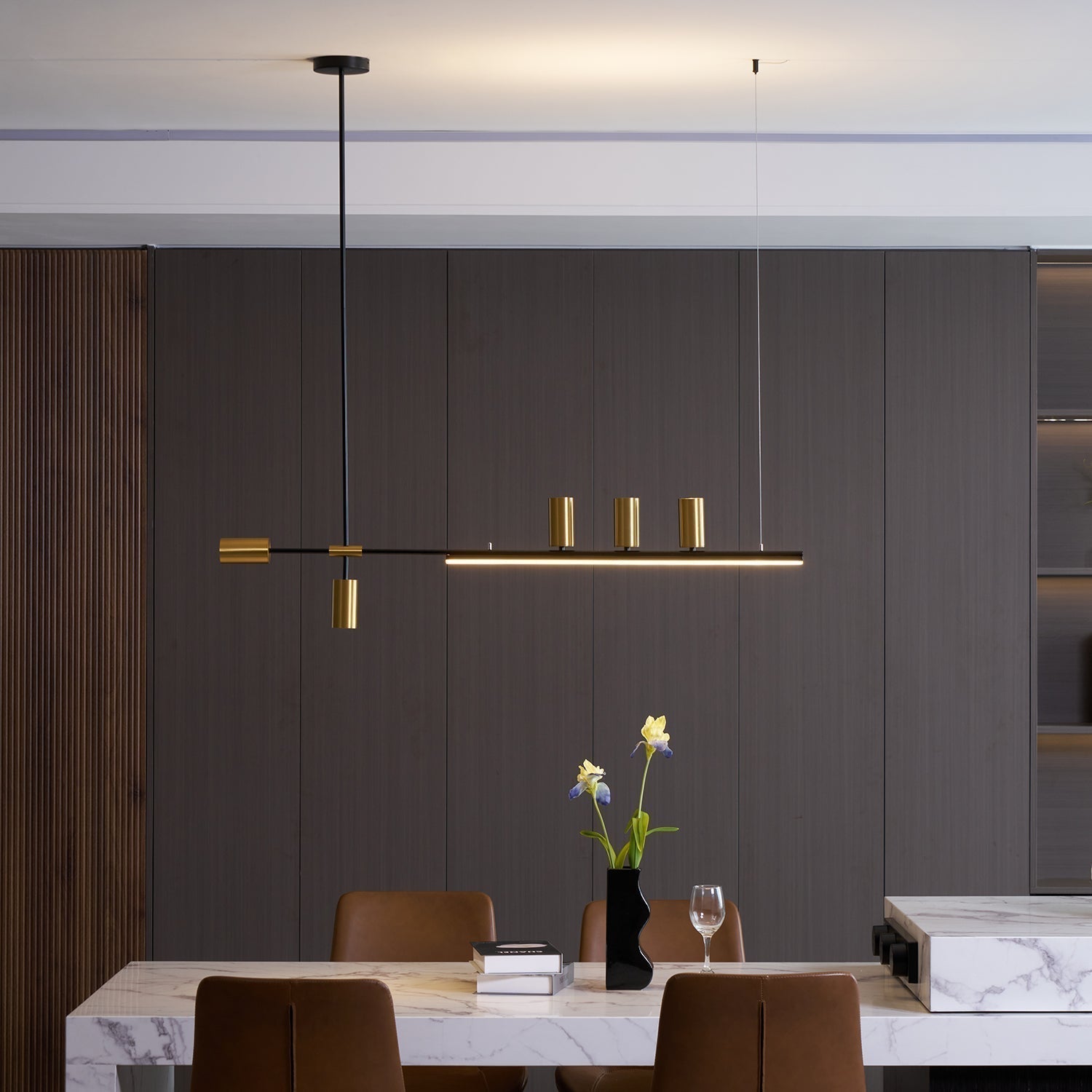 Emirel Modern Minimalistisch Linear Insel Pendelleuchte Lampe-Letslighting