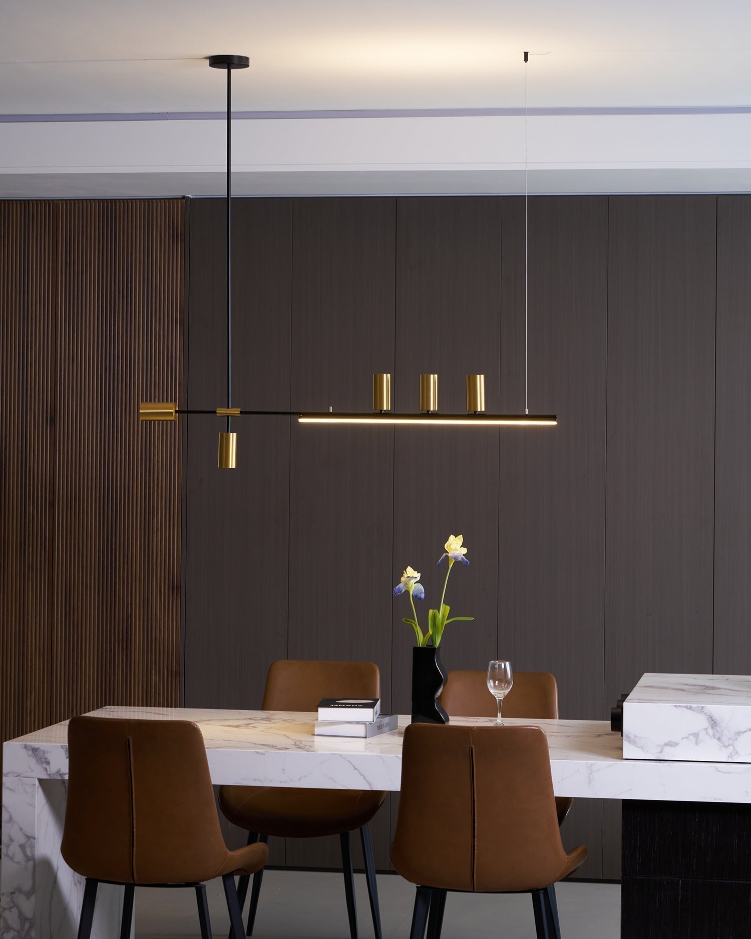 Emirel Modern Minimalistisch Linear Insel Pendelleuchte Lampe-Letslighting