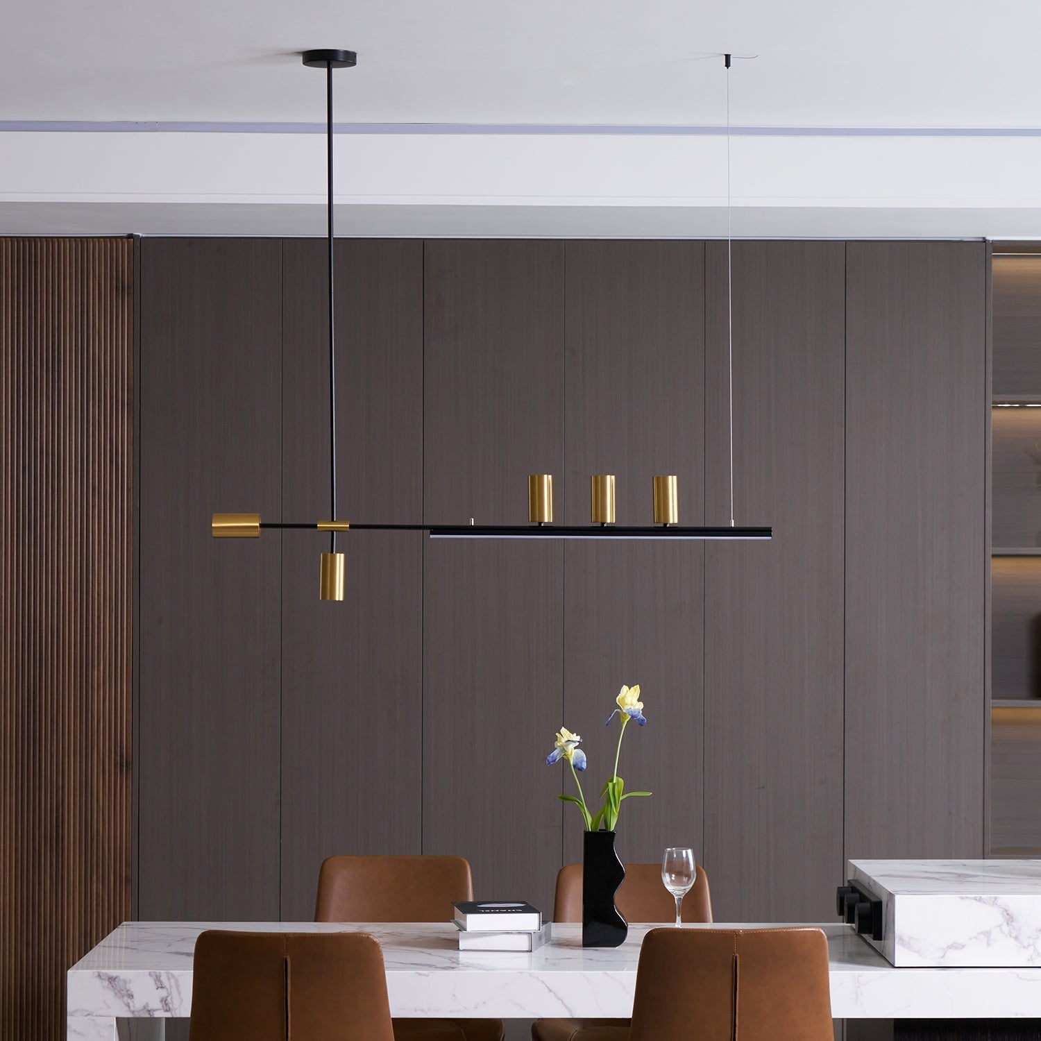 Emirel Modern Minimalistisch Linear Insel Pendelleuchte Lampe-Letslighting
