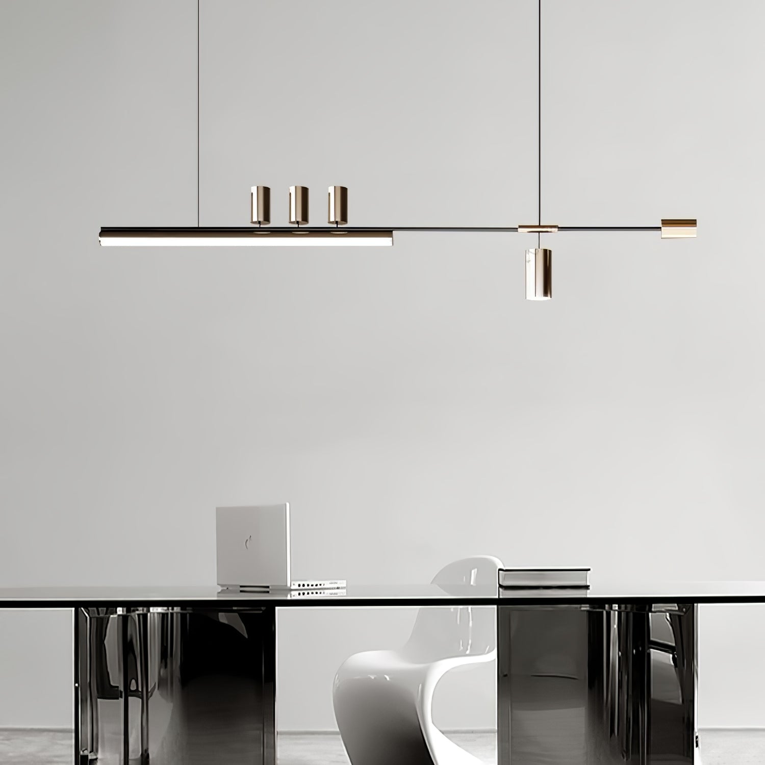 Emirel Modern Minimalistisch Linear Insel Pendelleuchte Lampe-Letslighting