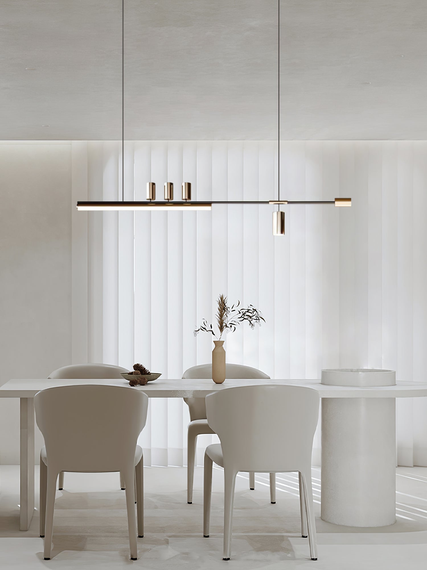 Emirel Modern Minimalistisch Linear Insel Pendelleuchte Lampe-Letslighting