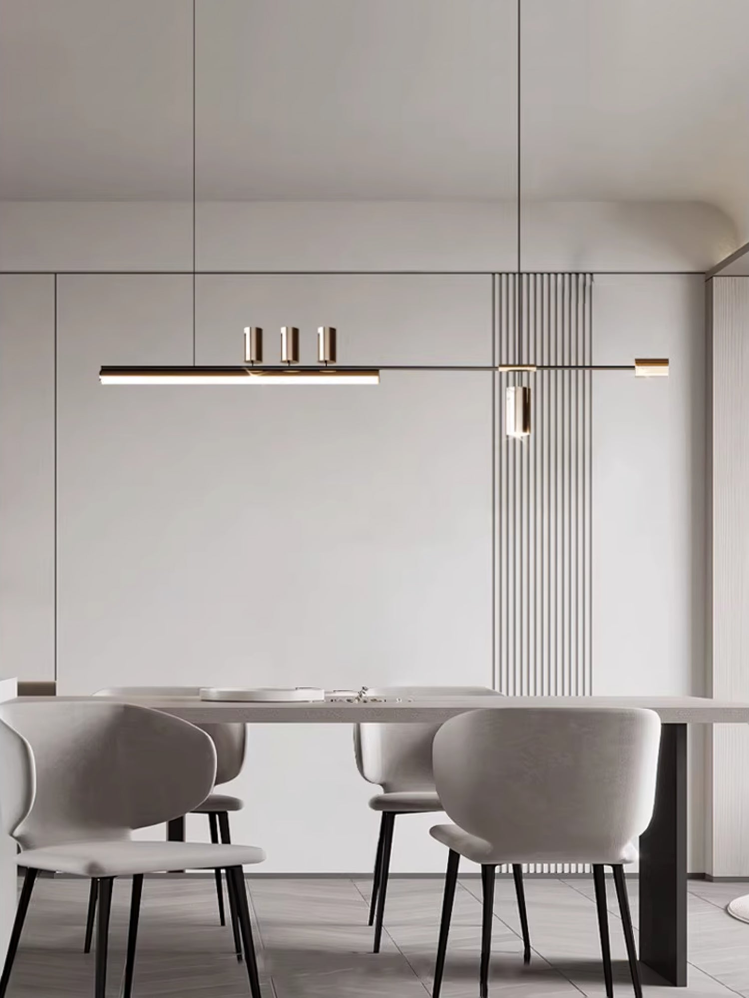 Emirel Modern Minimalistisch Linear Insel Pendelleuchte Lampe-Letslighting