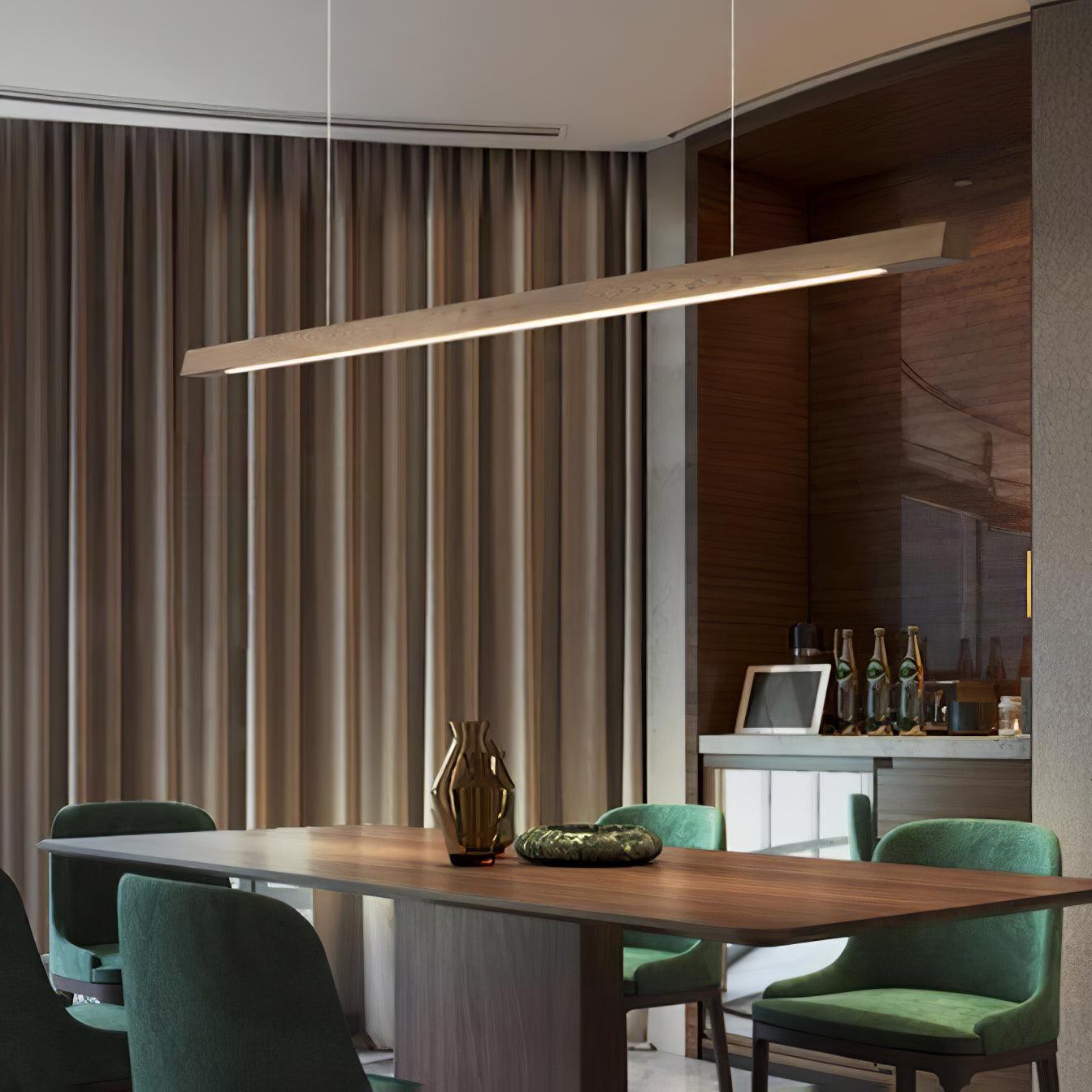 Xylo Designer Pendelleuchte in Stabform aus Holz