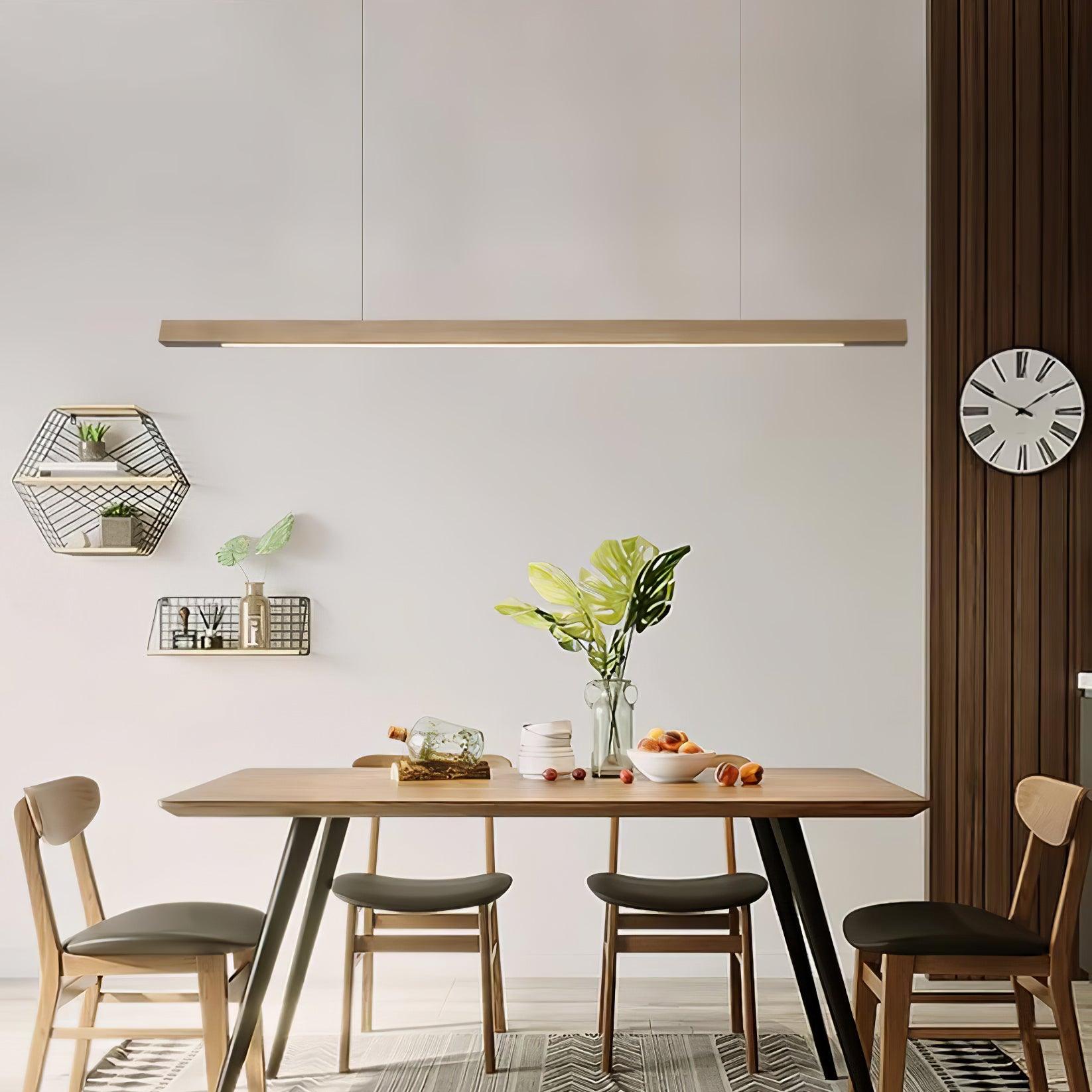 Xylo Designer Pendelleuchte in Stabform aus Holz