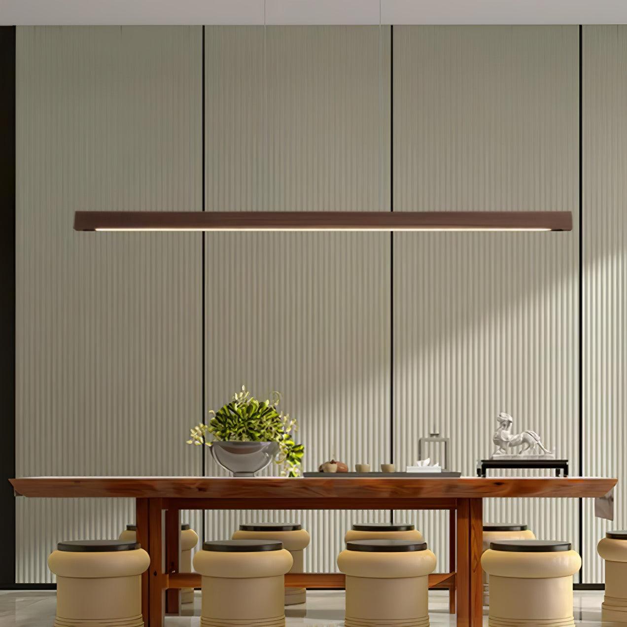 Xylo Designer Pendelleuchte in Stabform aus Holz