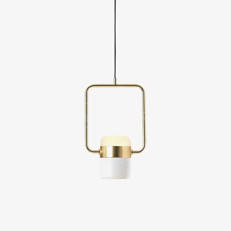 Solara Pendelleuchte Verstellbares Glas mit Messing-Letslighting