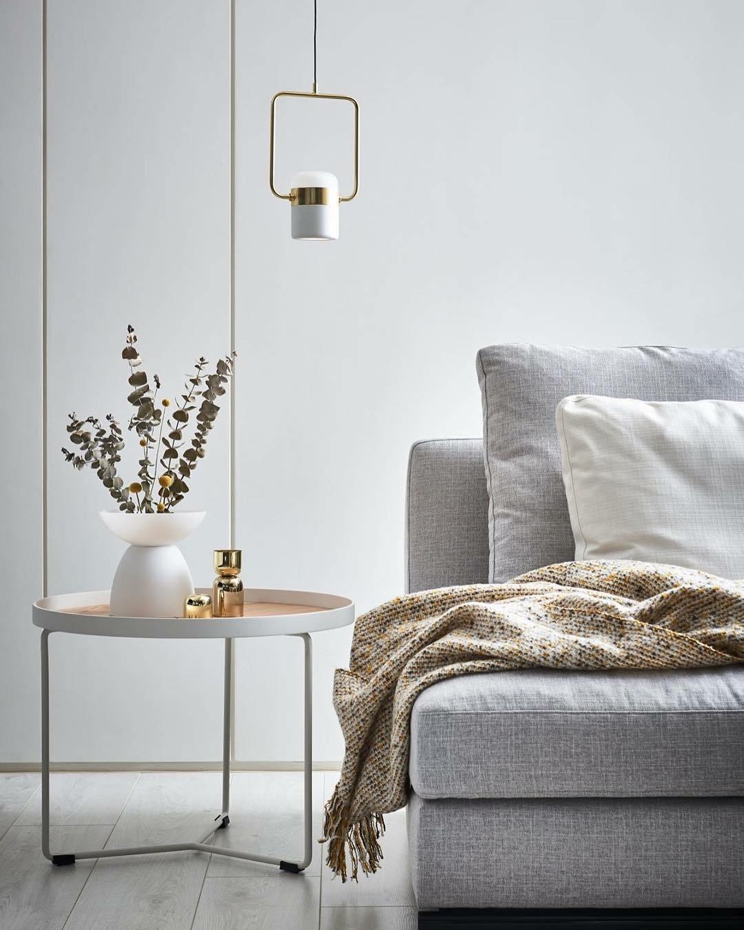 Solara Pendelleuchte Verstellbares Glas mit Messing-Letslighting