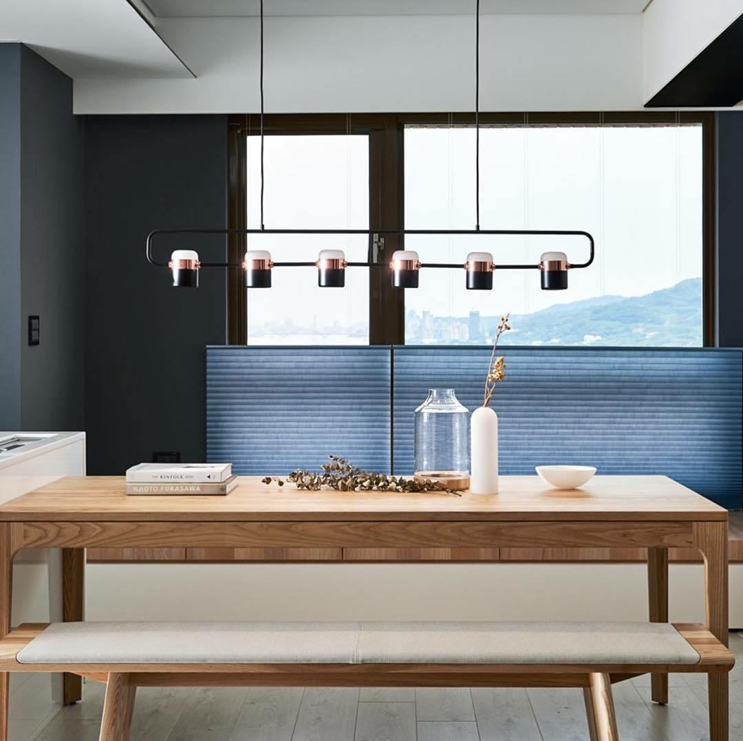 Solara Pendelleuchte Verstellbares Glas mit Messing-Letslighting
