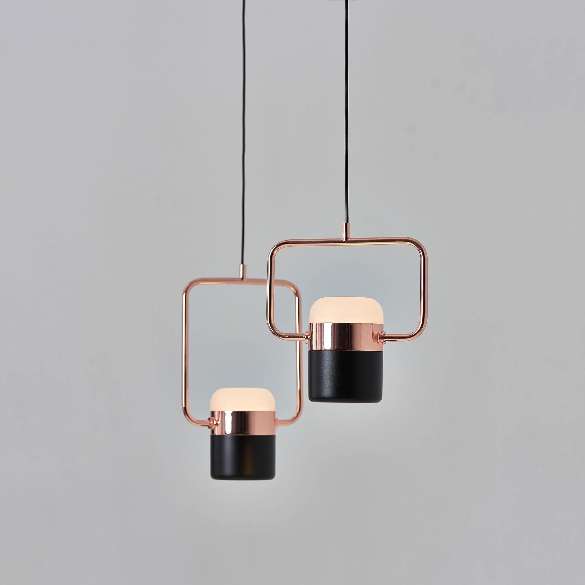 Solara Pendelleuchte Verstellbares Glas mit Messing-Letslighting