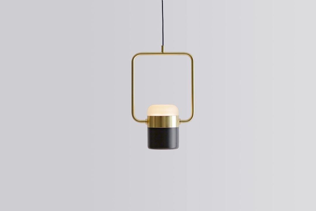 Solara Pendelleuchte Verstellbares Glas mit Messing-Letslighting