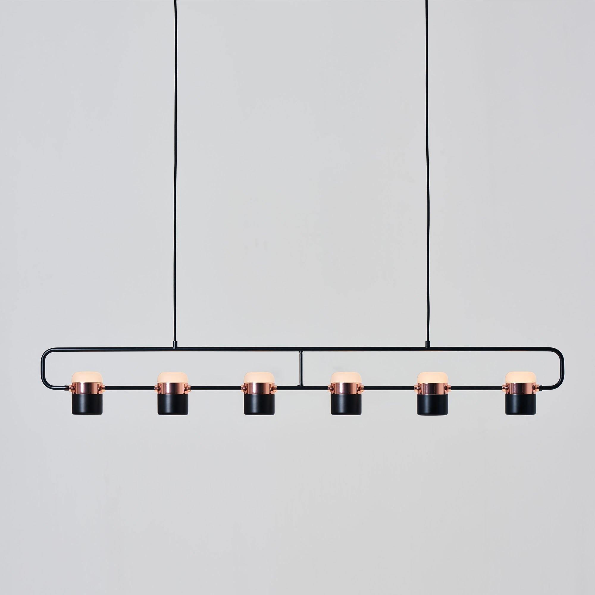 Solara Pendelleuchte Verstellbares Glas mit Messing-Letslighting