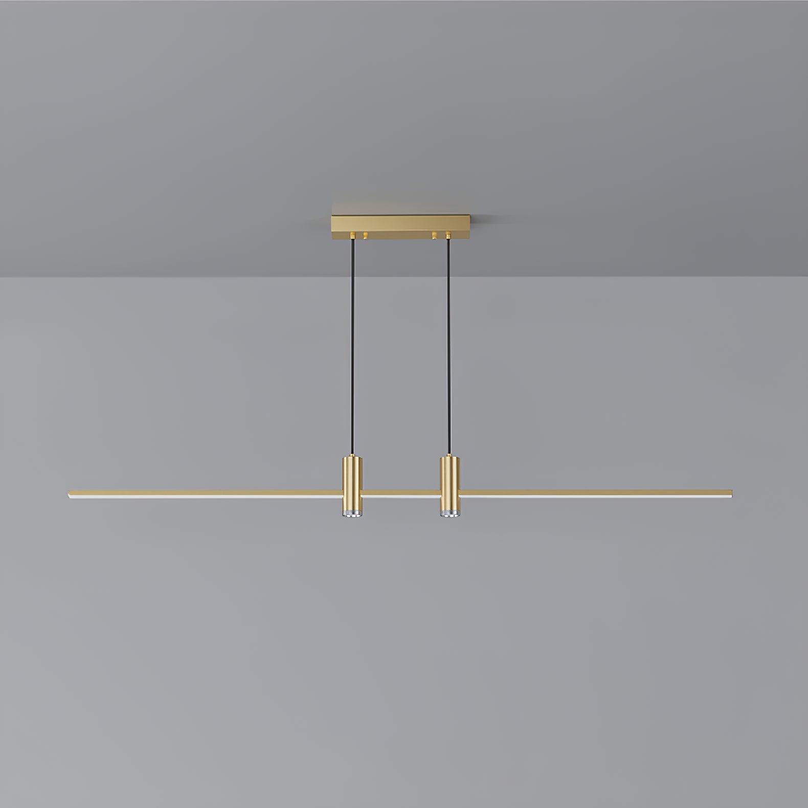 Lustra Pendelleuchte Gold Minimalistisch für Esszimmer-Letslighting