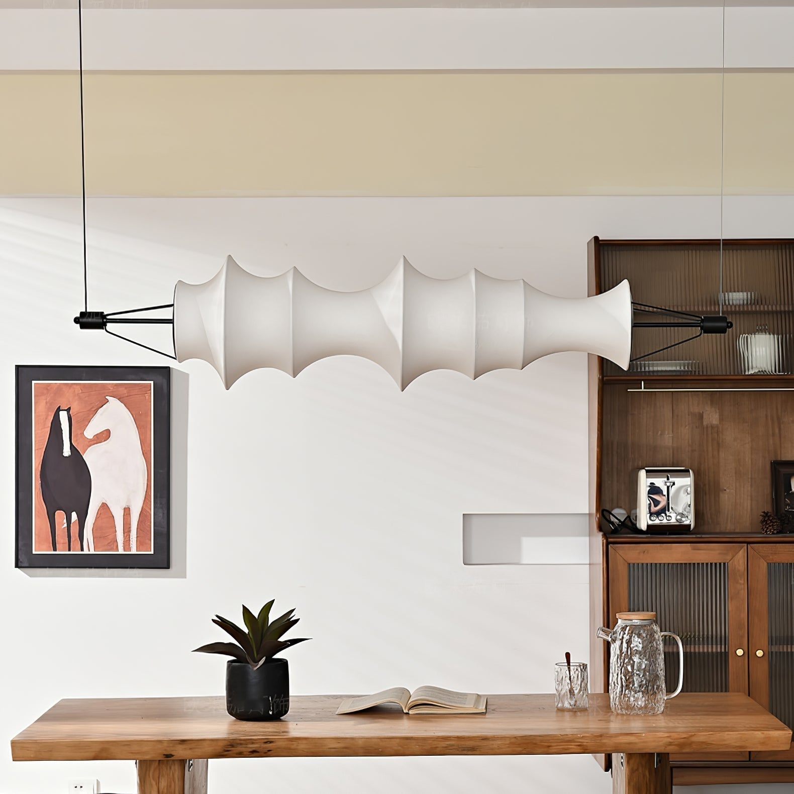 Avlorisra Kunst Eleganz Seide Pendelleuchte-Letslighting