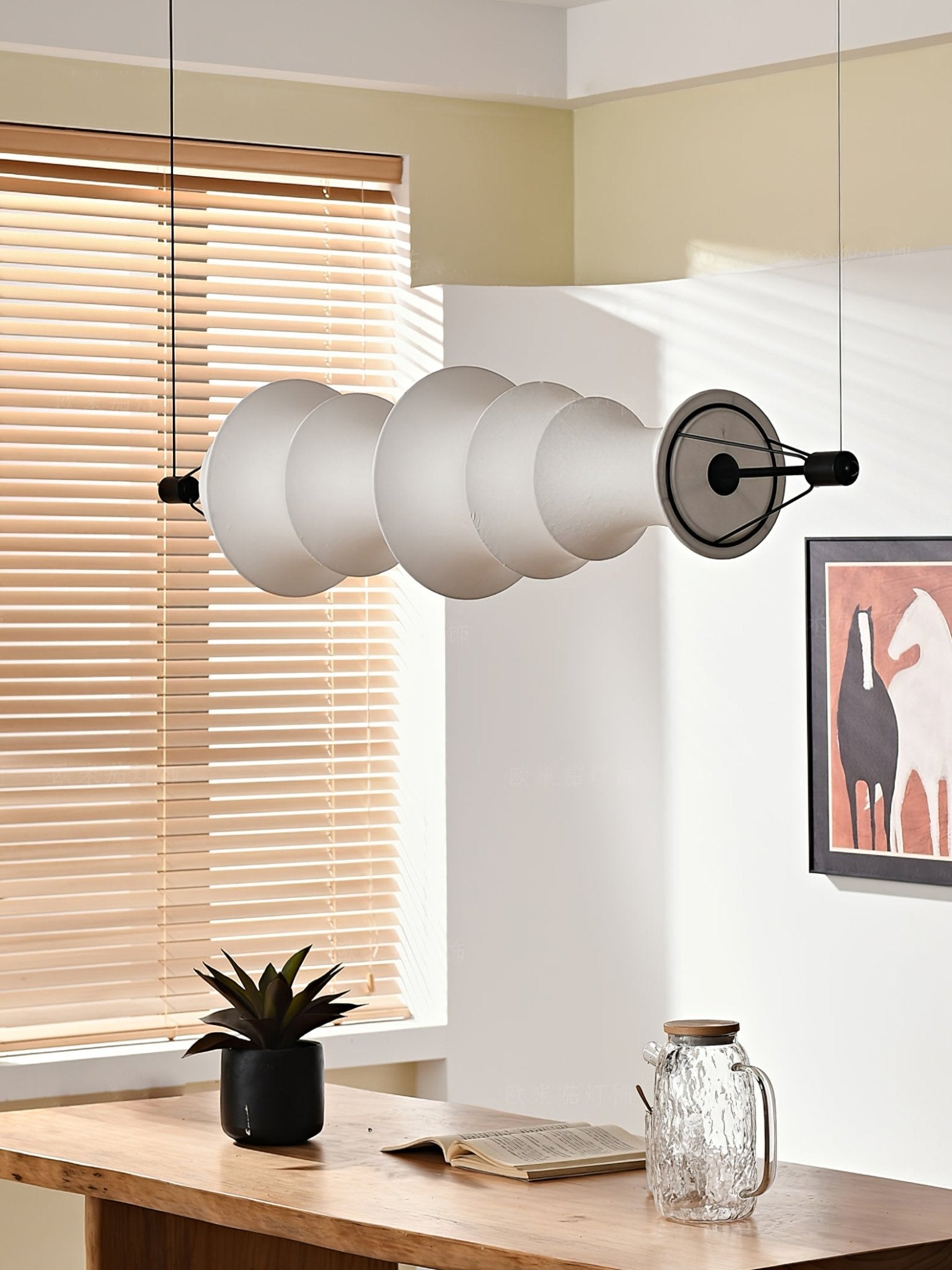 Avlorisra Kunst Eleganz Seide Pendelleuchte-Letslighting