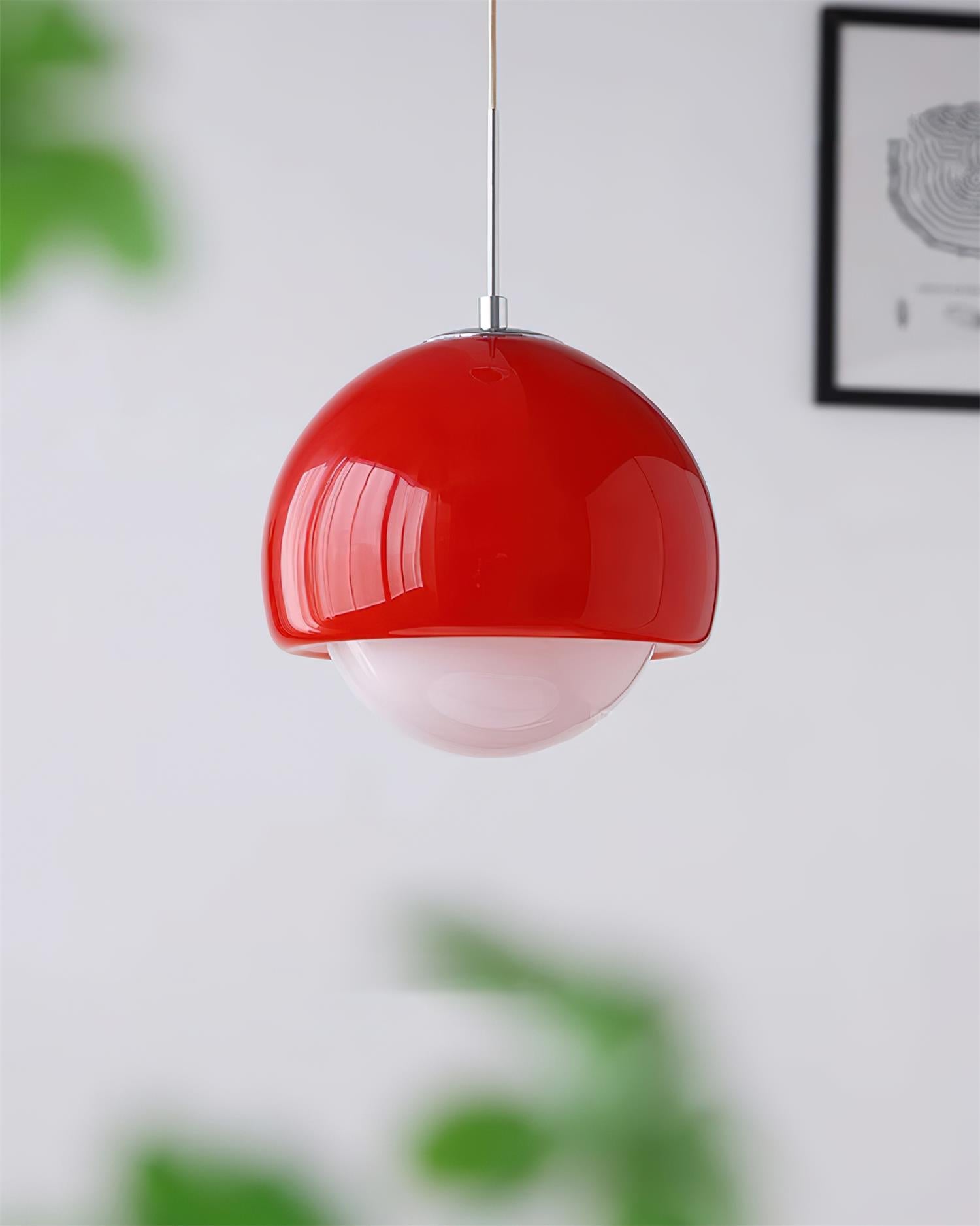 Pendelleuchte Glas Kugel Retro Modern Bunt Sanfte-Letslighting