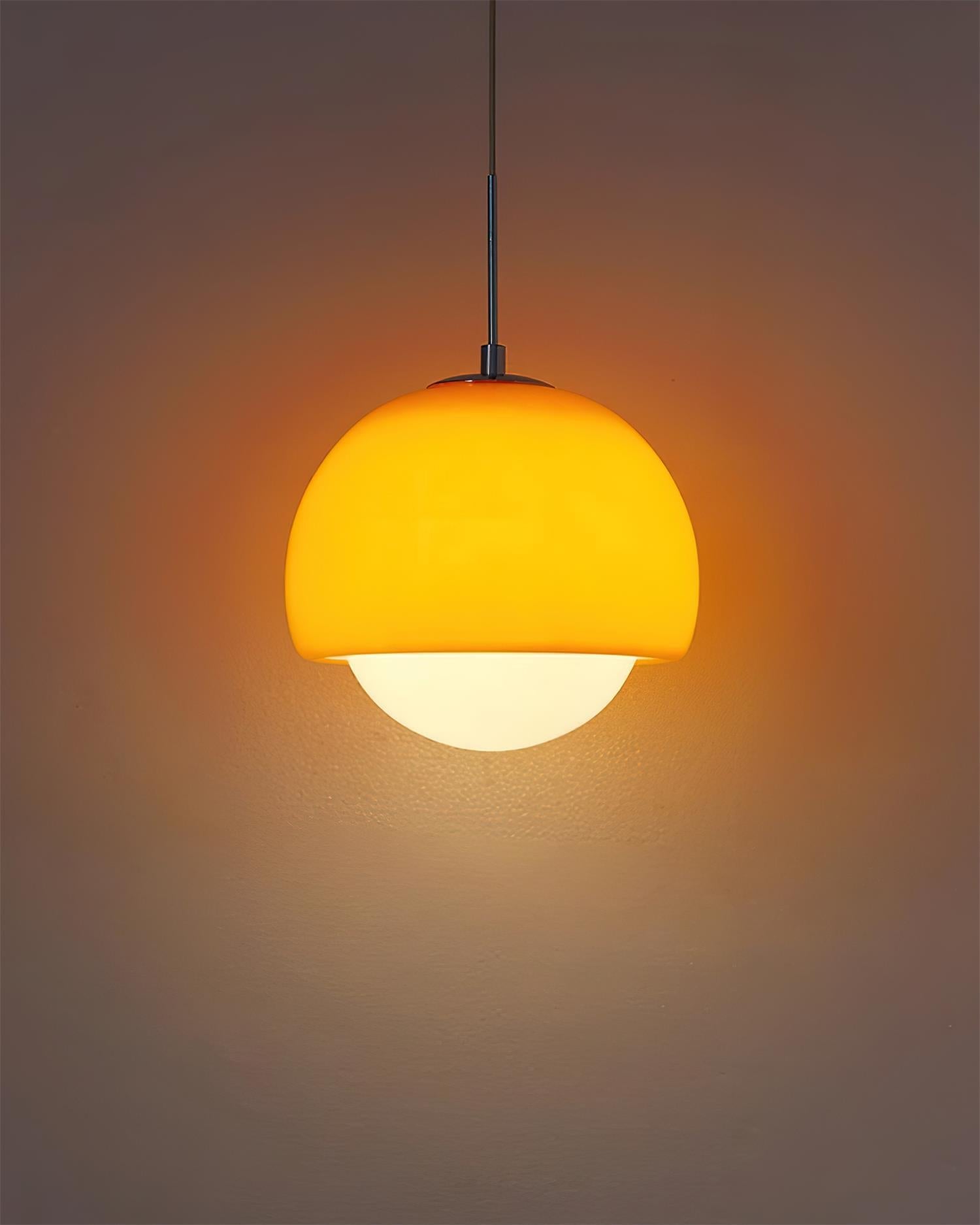 Pendelleuchte Glas Kugel Retro Modern Bunt Sanfte-Letslighting
