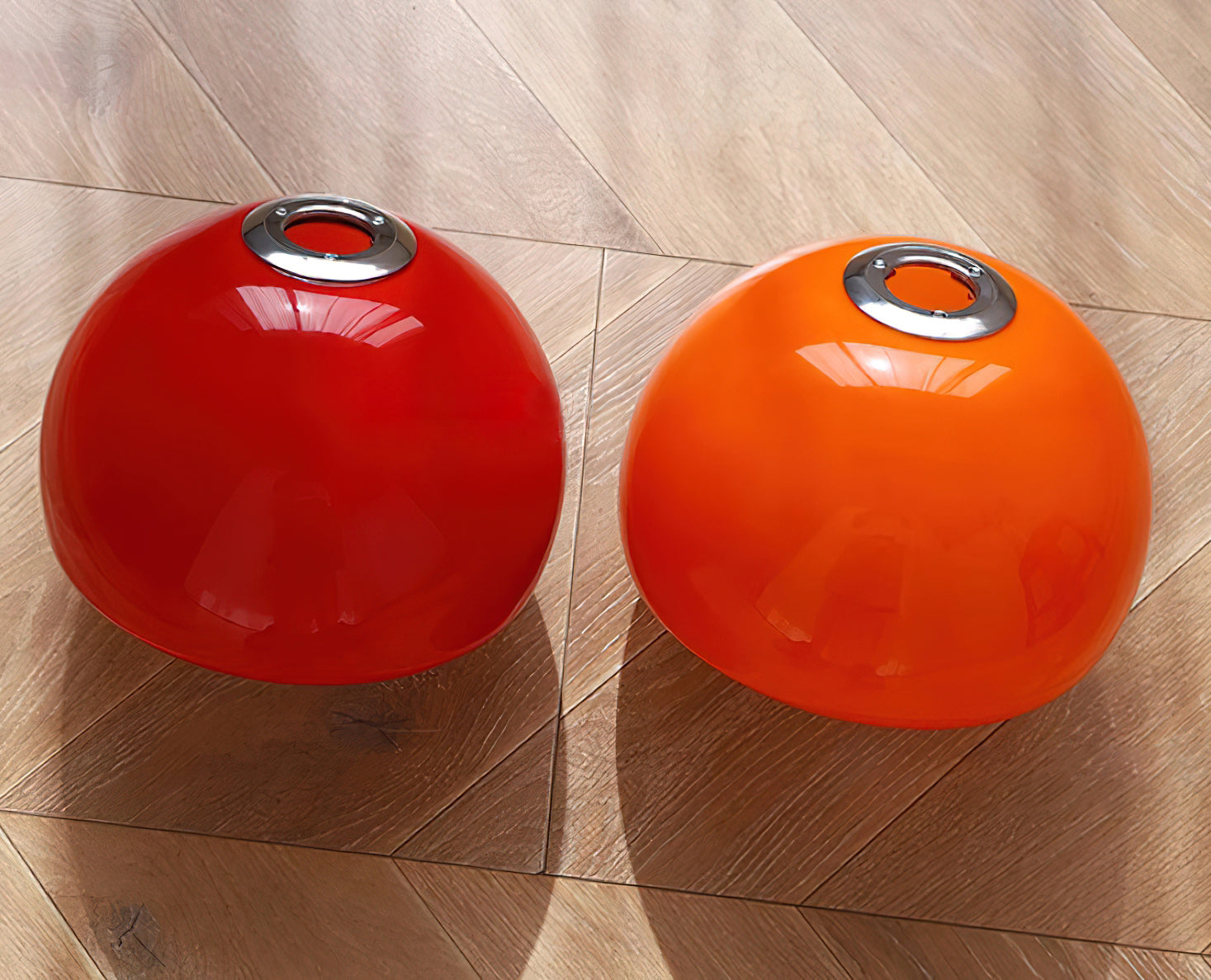 Pendelleuchte Glas Kugel Retro Modern Bunt Sanfte-Letslighting