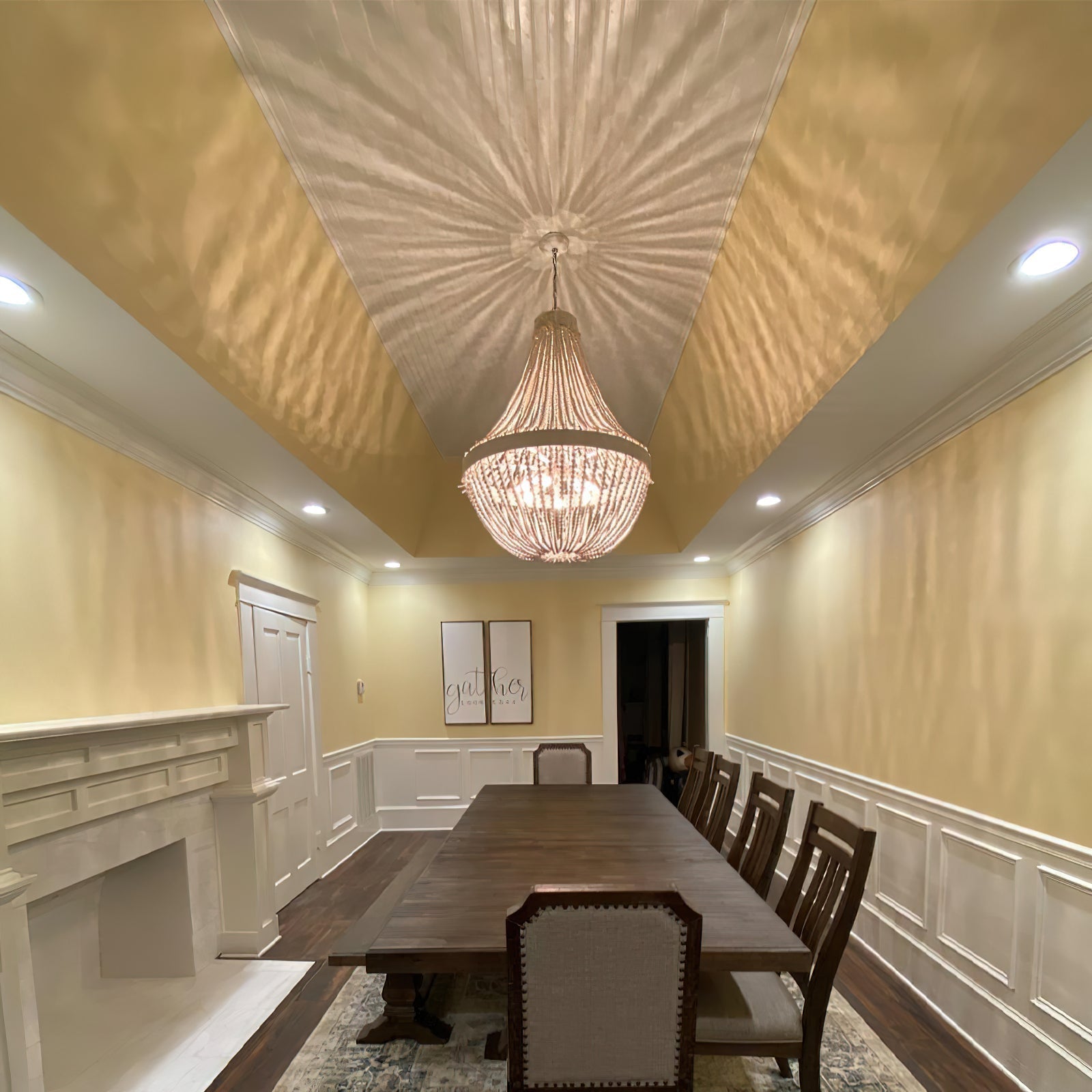 Ulvararis Postmodern Luxus Perlen Holz Kronleuchter-Letslighting