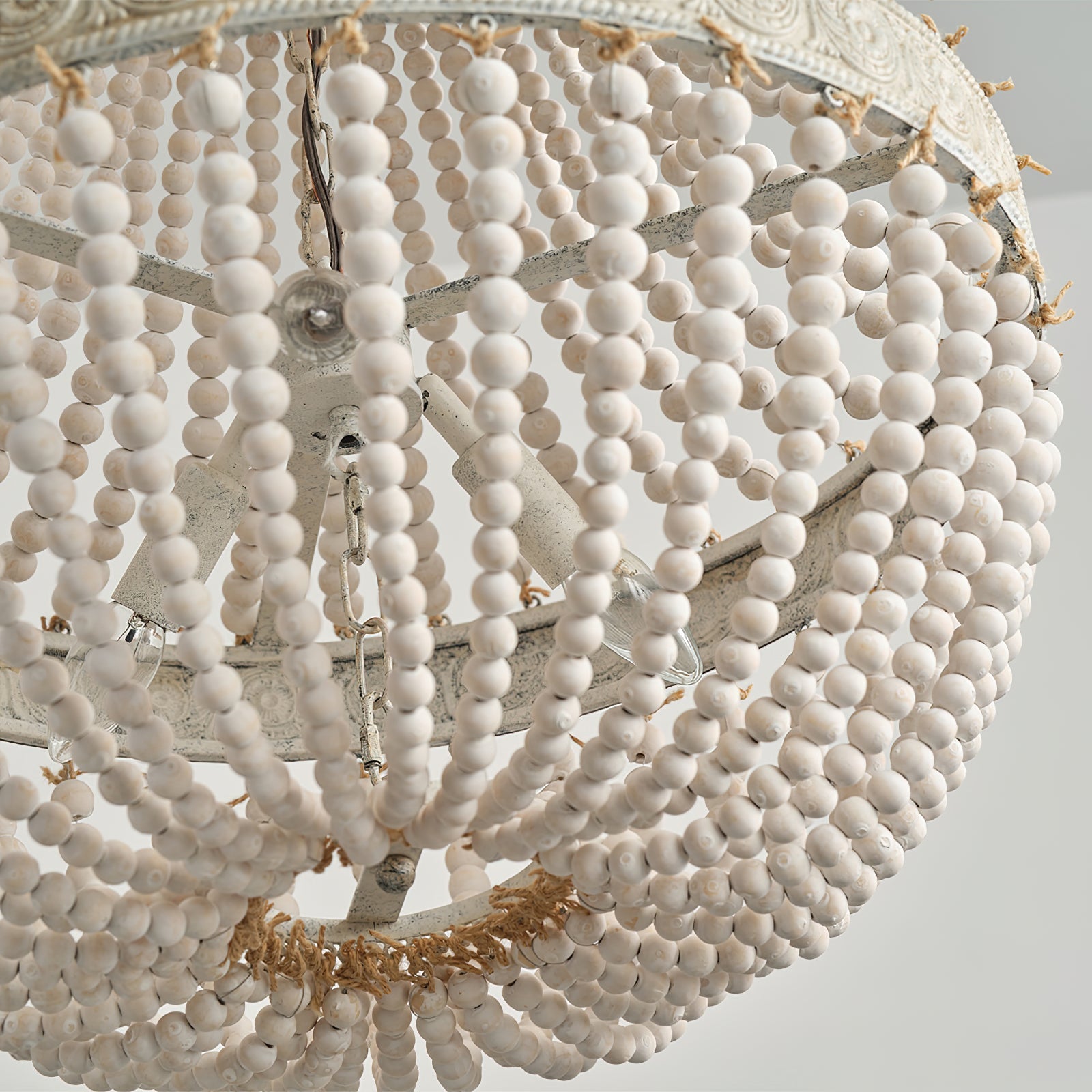 Ulvararis Postmodern Luxus Perlen Holz Kronleuchter-Letslighting