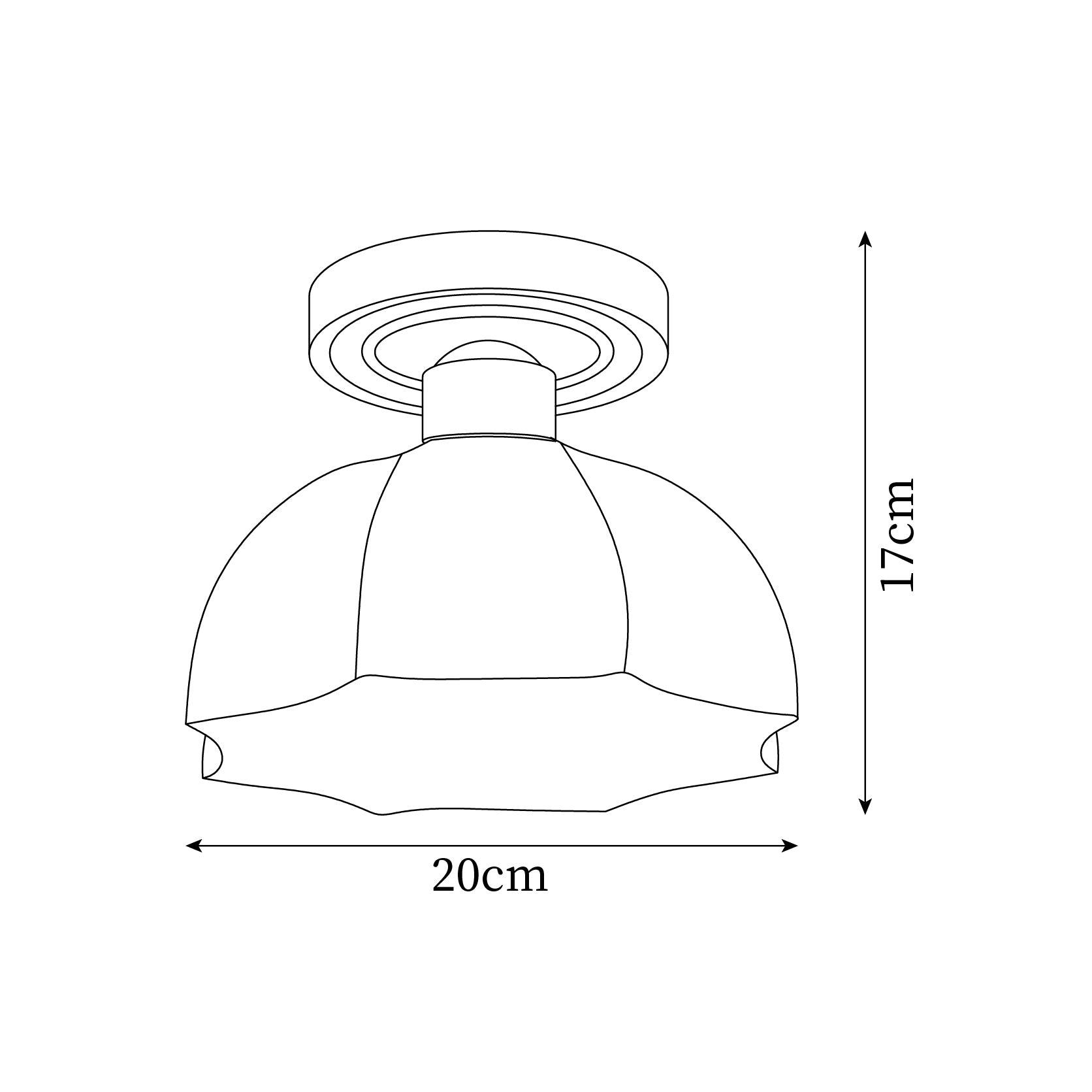 Avelin Brass Base and Opal Glass Flush Mount Ceiling Light - Letslighting