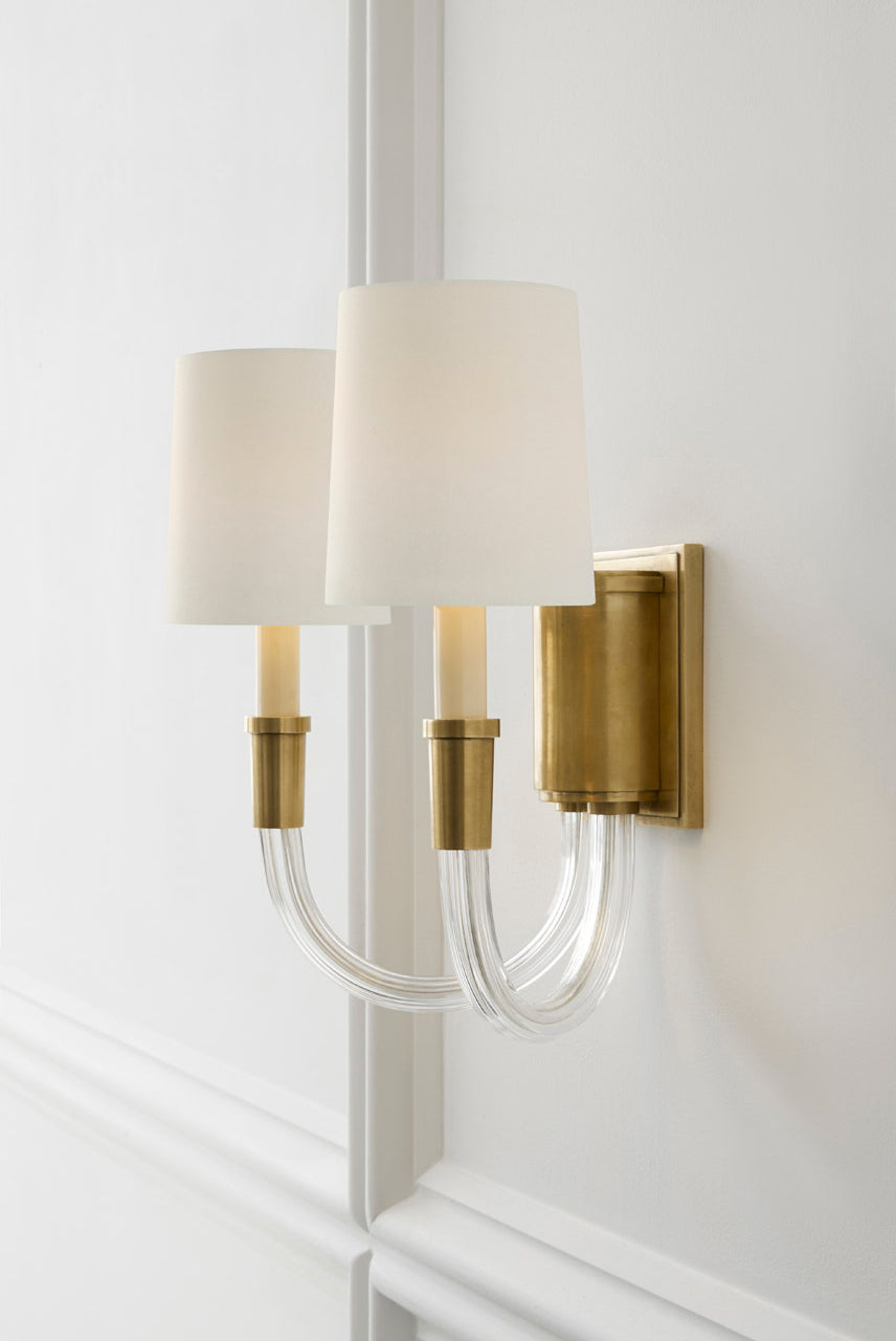 Etalarae Kristall Stoff Modern Minimalistisch Wandleuchte-Letslighting