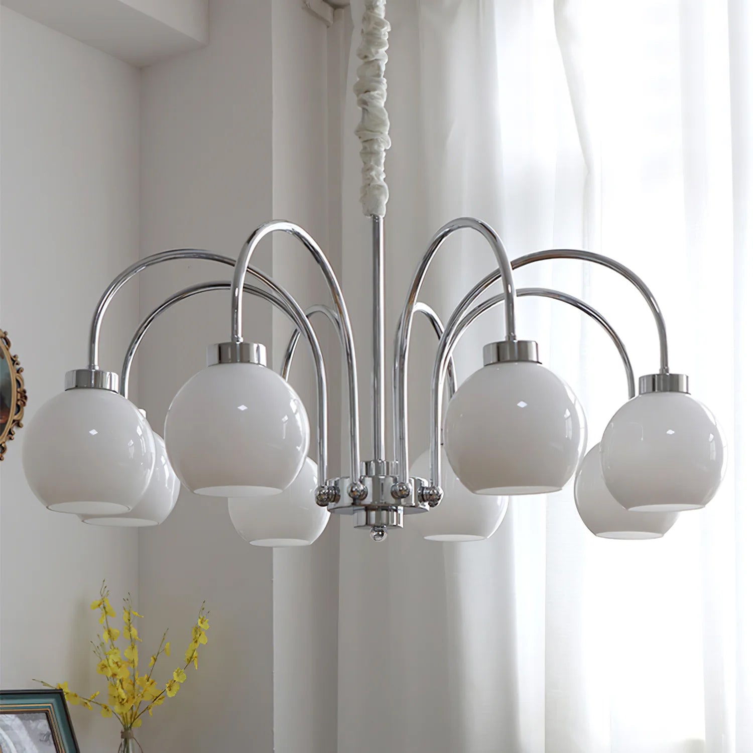 Lustra Kronleuchter Gelbe Glaskugeln-Letslighting
