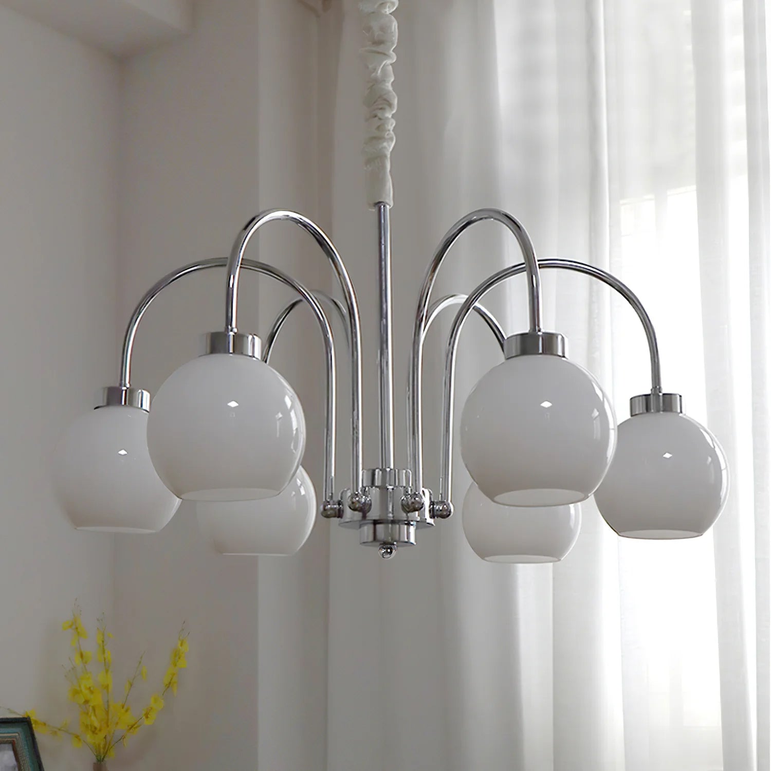 Lustra Kronleuchter Gelbe Glaskugeln-Letslighting