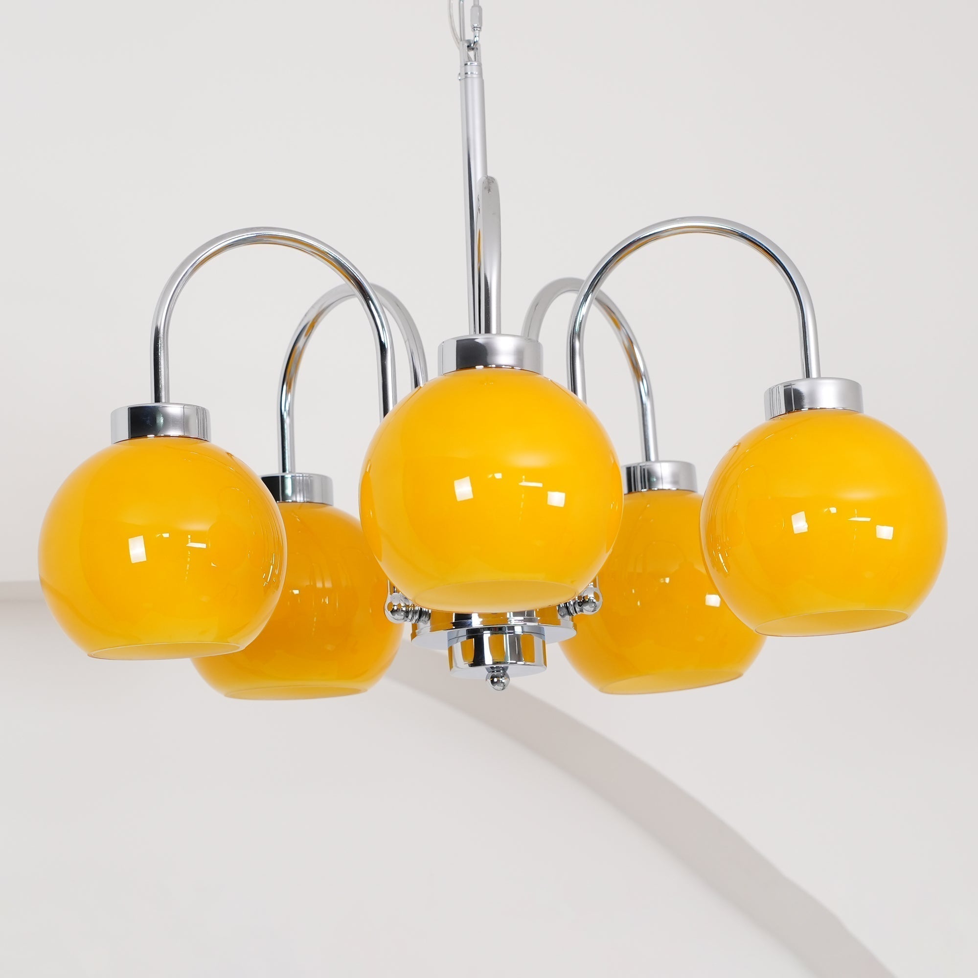 Lustra Kronleuchter Gelbe Glaskugeln-Letslighting