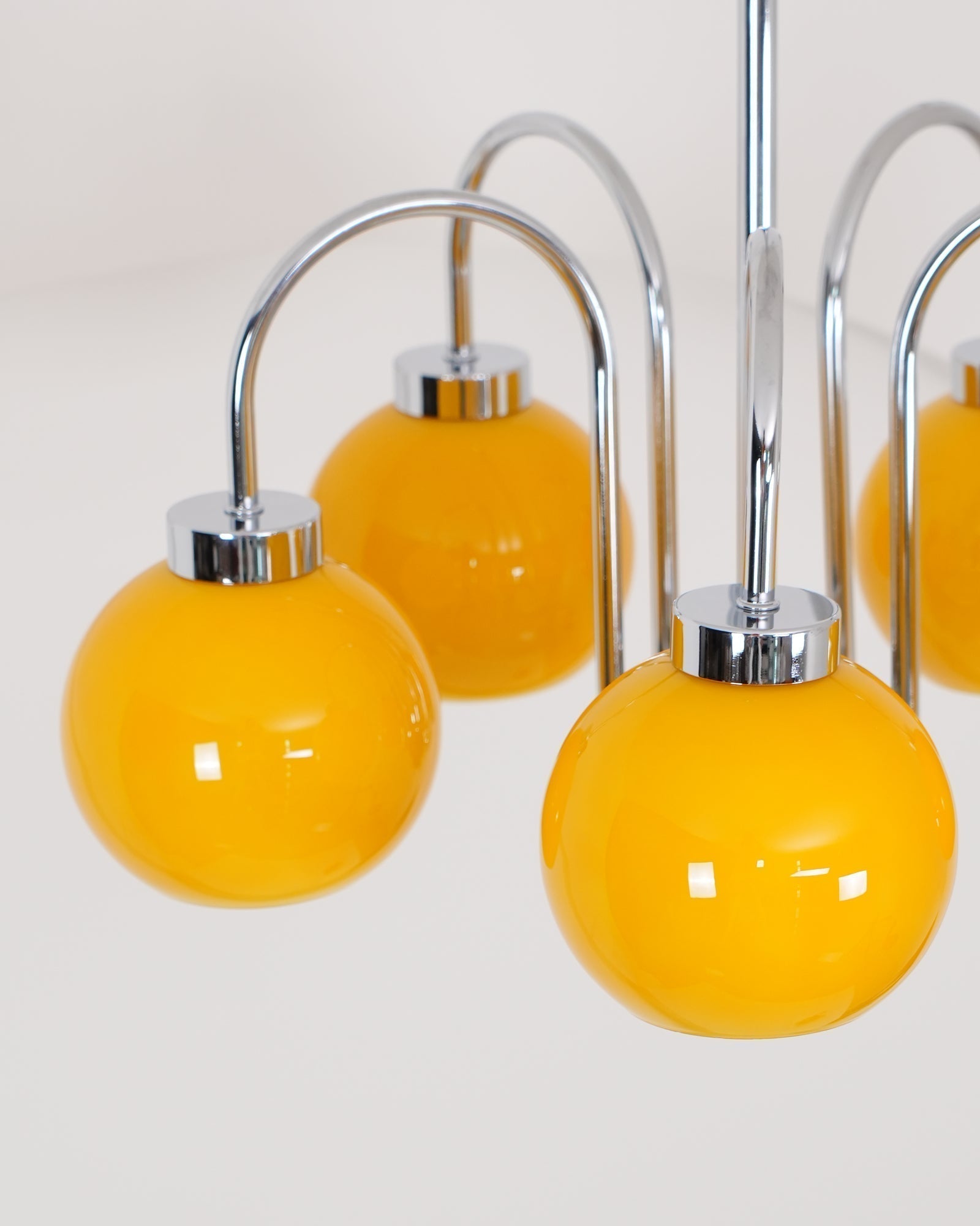 Lustra Kronleuchter Gelbe Glaskugeln-Letslighting