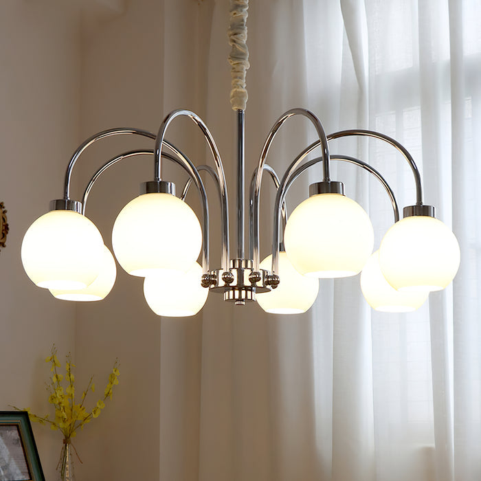 Lustra Kronleuchter Gelbe Glaskugeln-Letslighting
