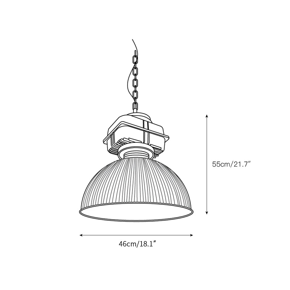 Vosilis Vintage Landhaus Glas Pendelleuchte-Letslighting
