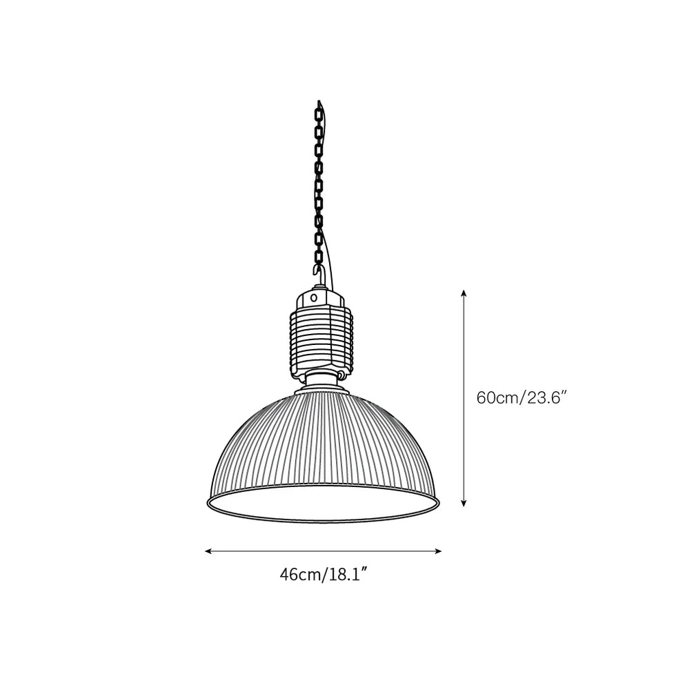 Vosilis Vintage Landhaus Glas Pendelleuchte-Letslighting