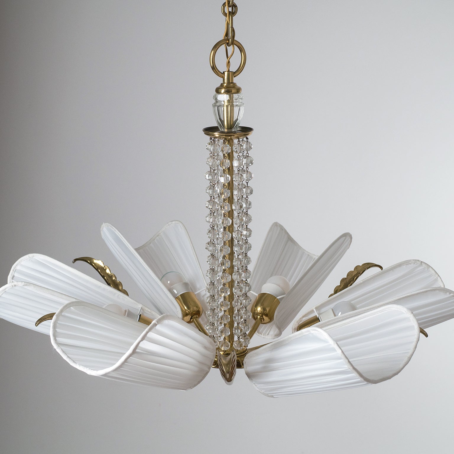 Arsole Stoff-Kristall-Kronleuchter-Letslighting
