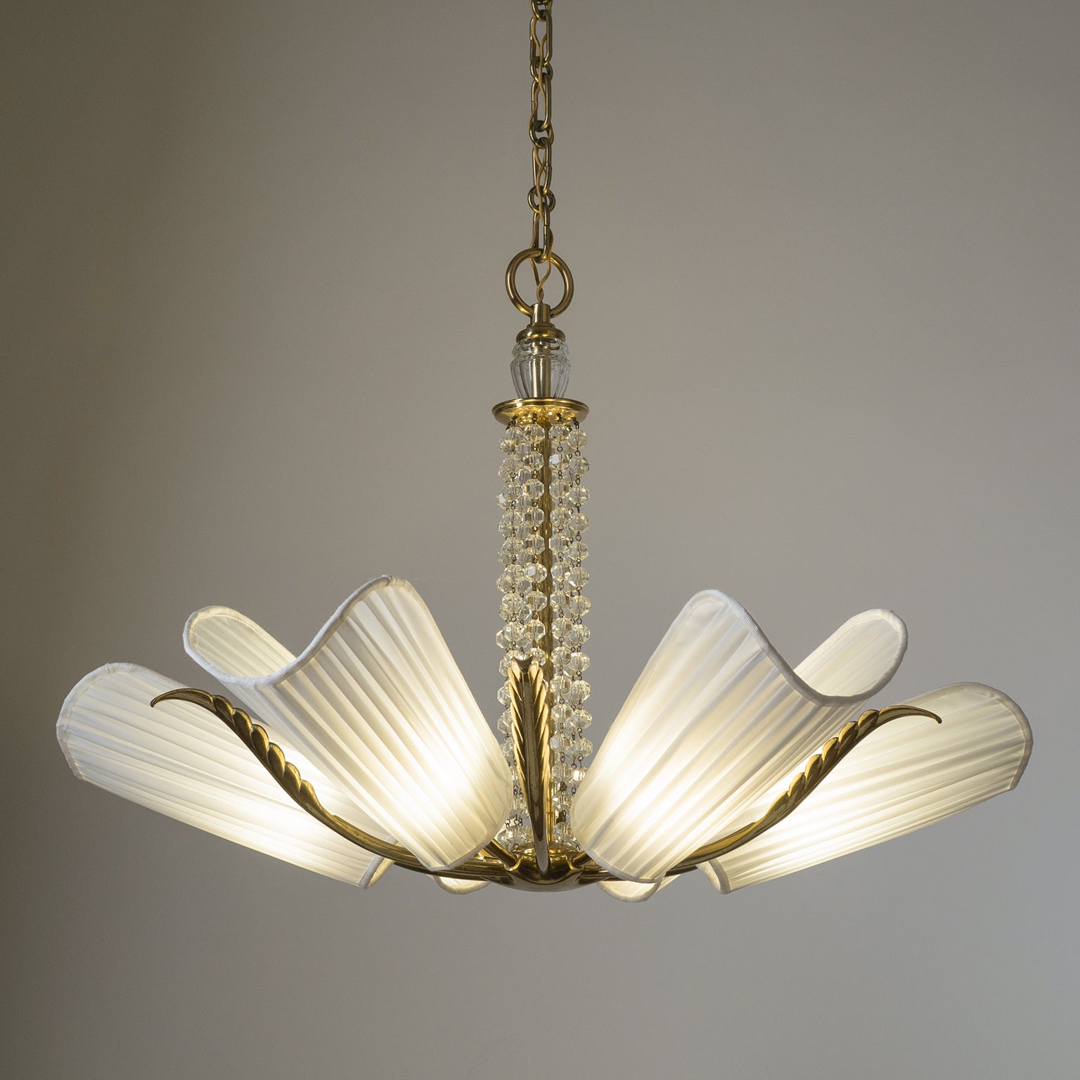 Arsole Stoff-Kristall-Kronleuchter-Letslighting