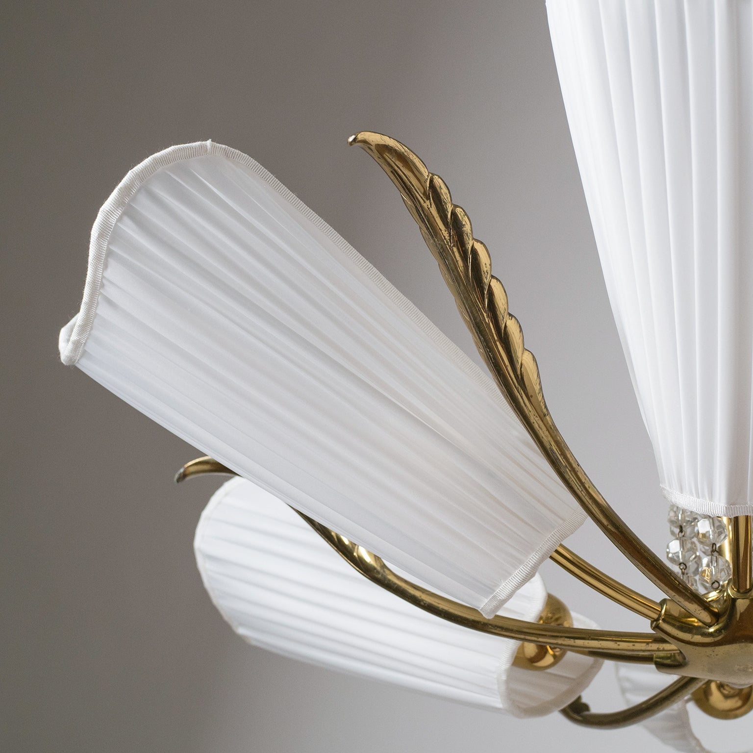 Arsole Stoff-Kristall-Kronleuchter-Letslighting
