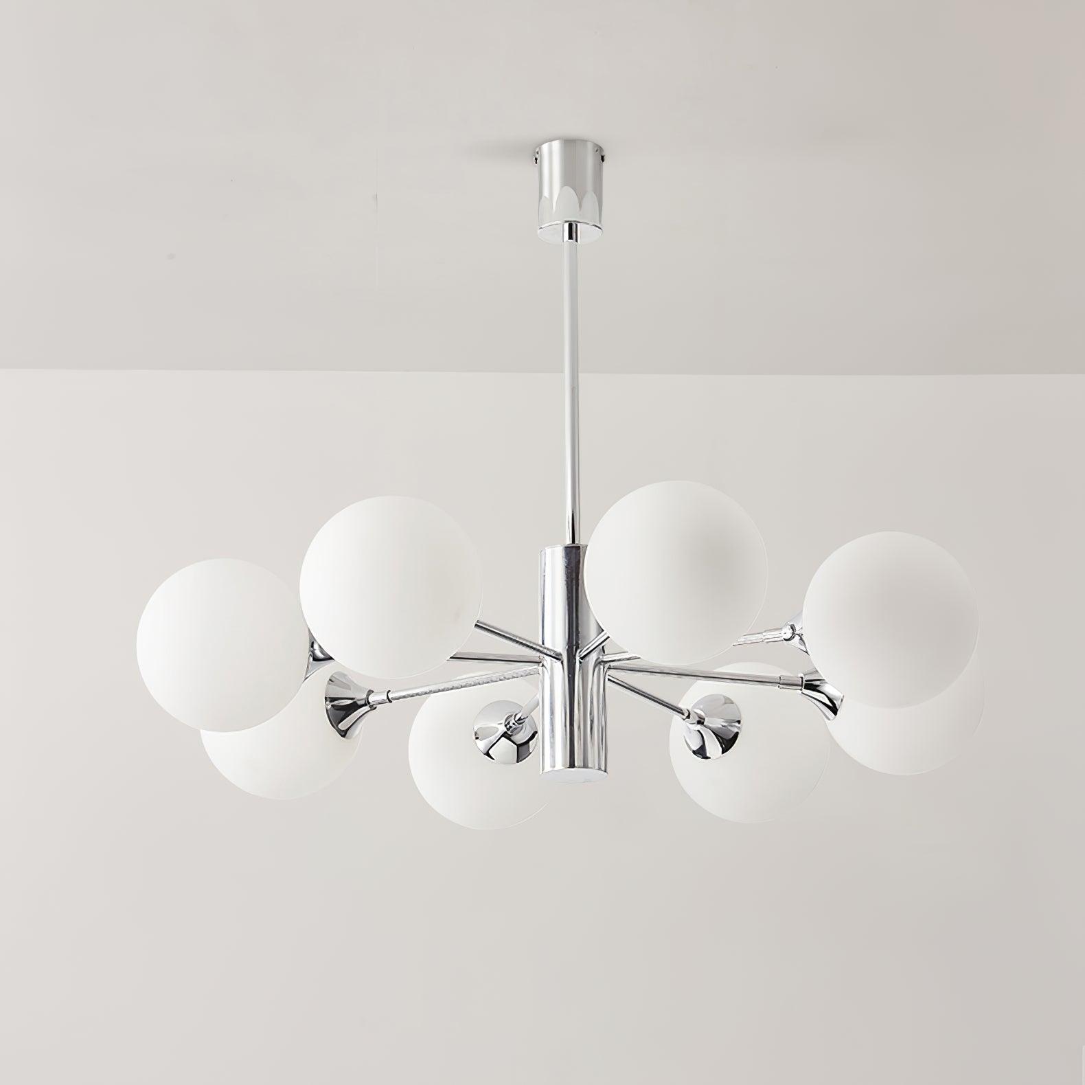 Lustra Kronleuchter Chrom Glaskugel-Letslighting