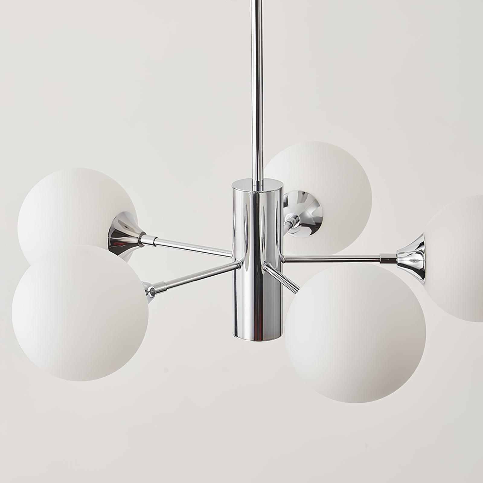 Lustra Kronleuchter Chrom Glaskugel-Letslighting