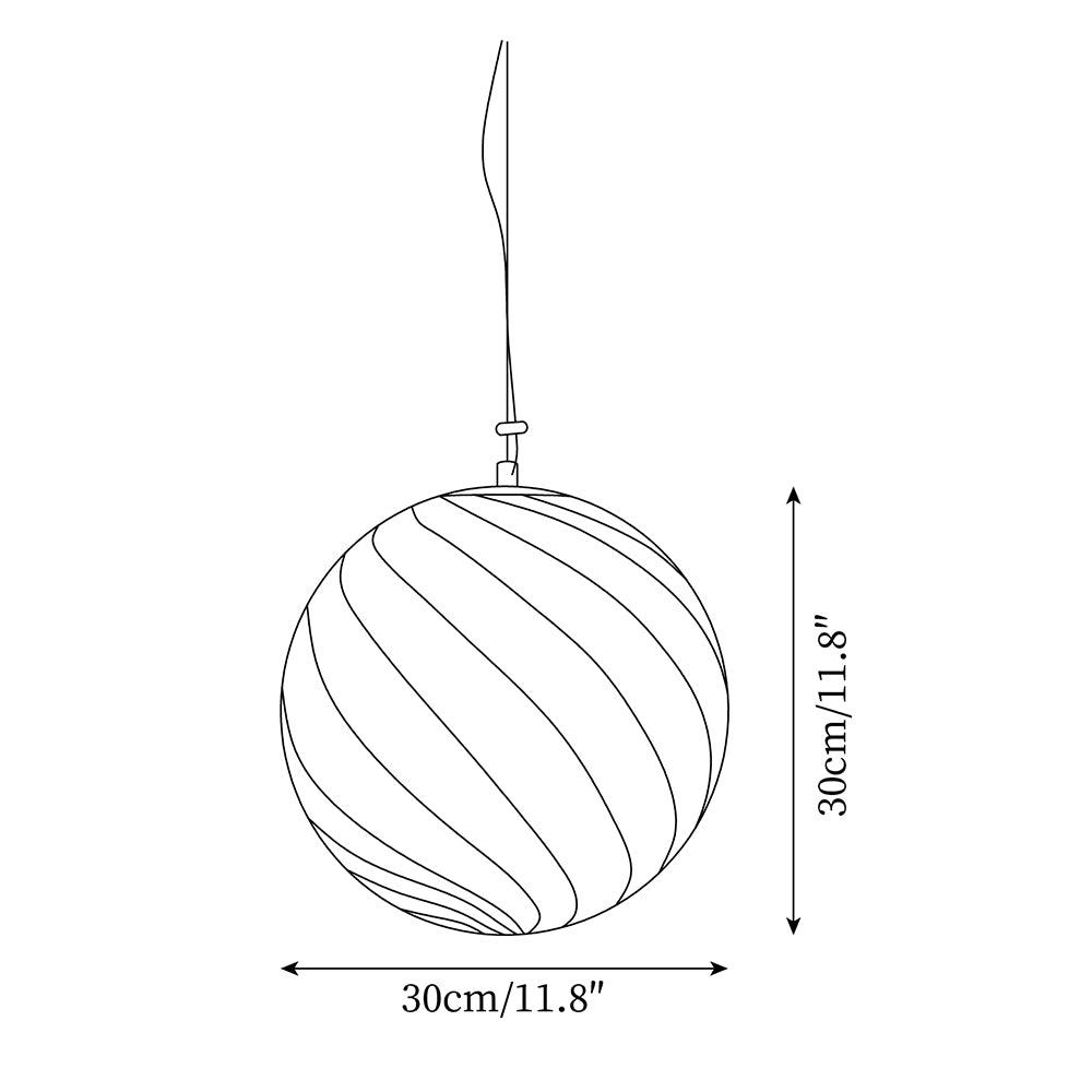 Yale Moderne Pendelleuchte aus Glas-Letslighting