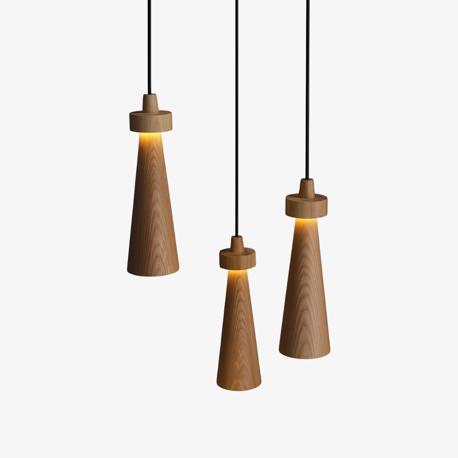 Taper Minimalistisch Holz Pendelleuchte Leuchte-Letslighting