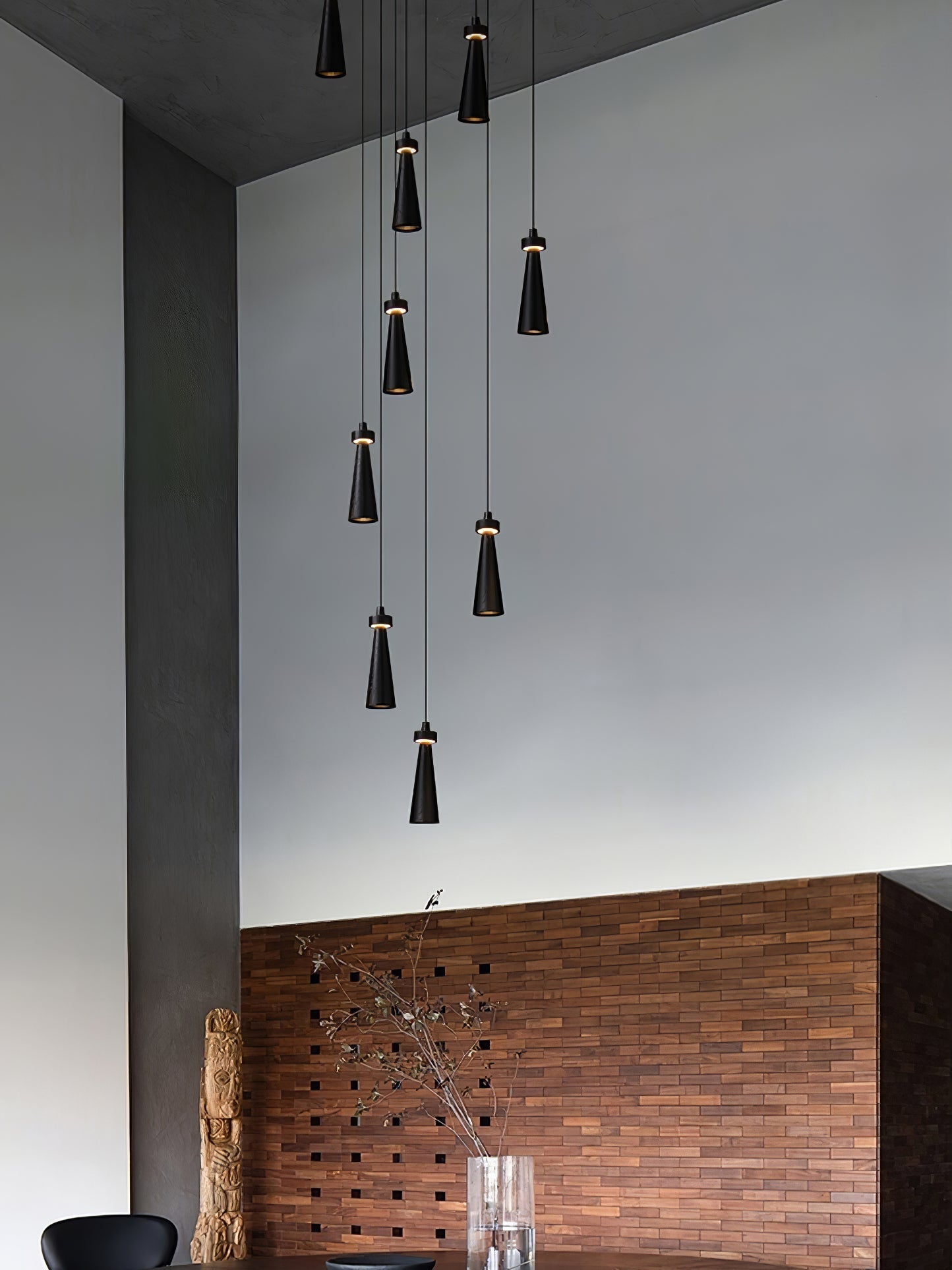 Taper Minimalistisch Holz Pendelleuchte Leuchte-Letslighting
